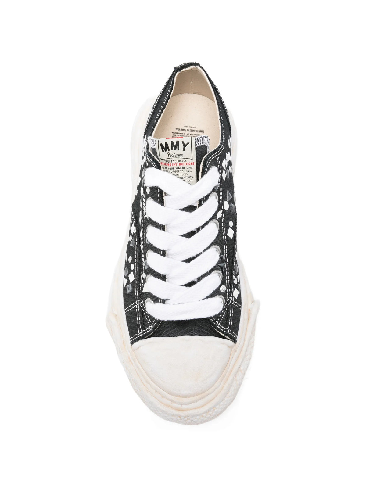 PETERSON23 OG sole embellished canvas low-top sneakers