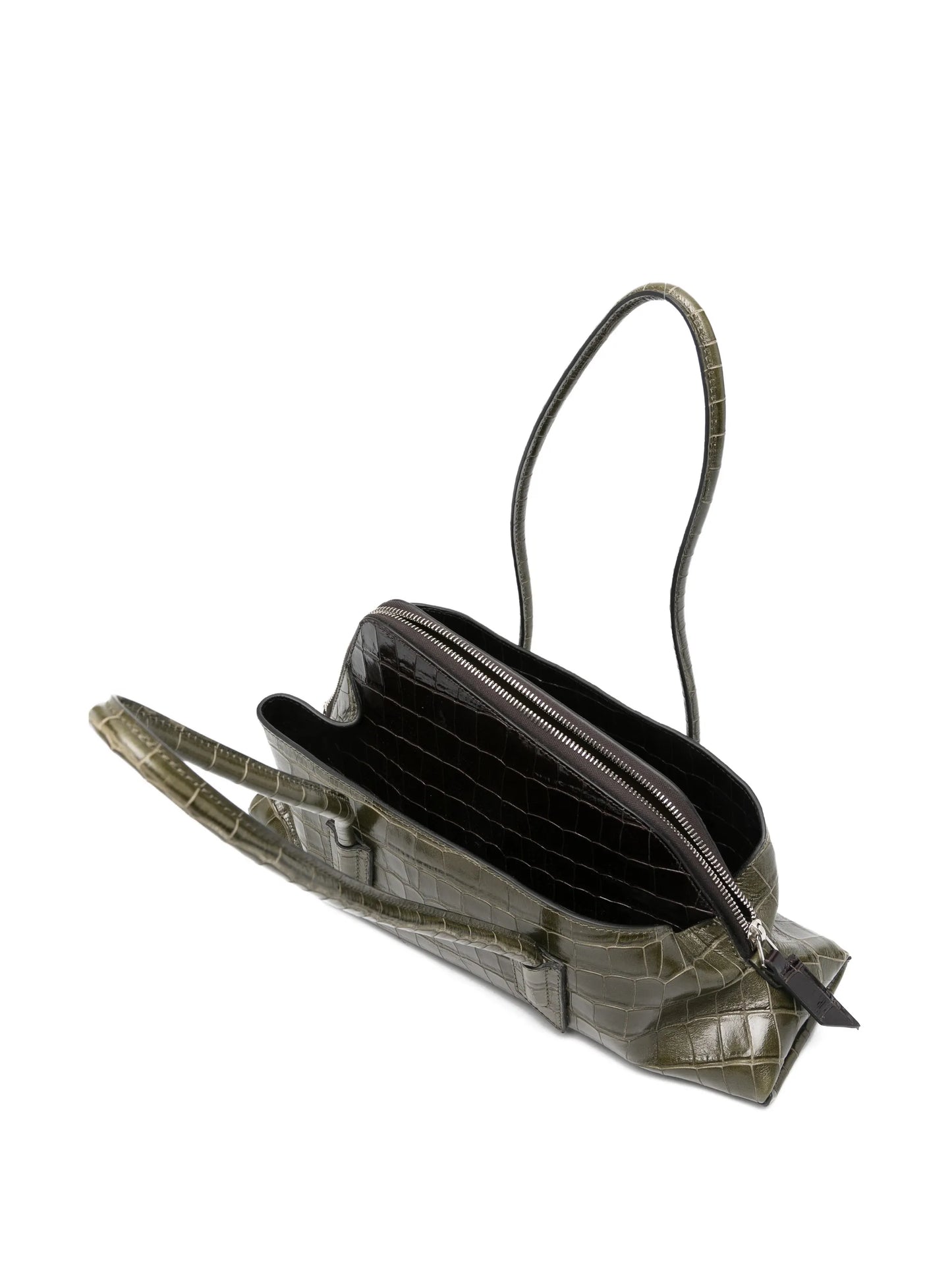 small La Passeggiata crocodile-effect top-handle shoulder bag