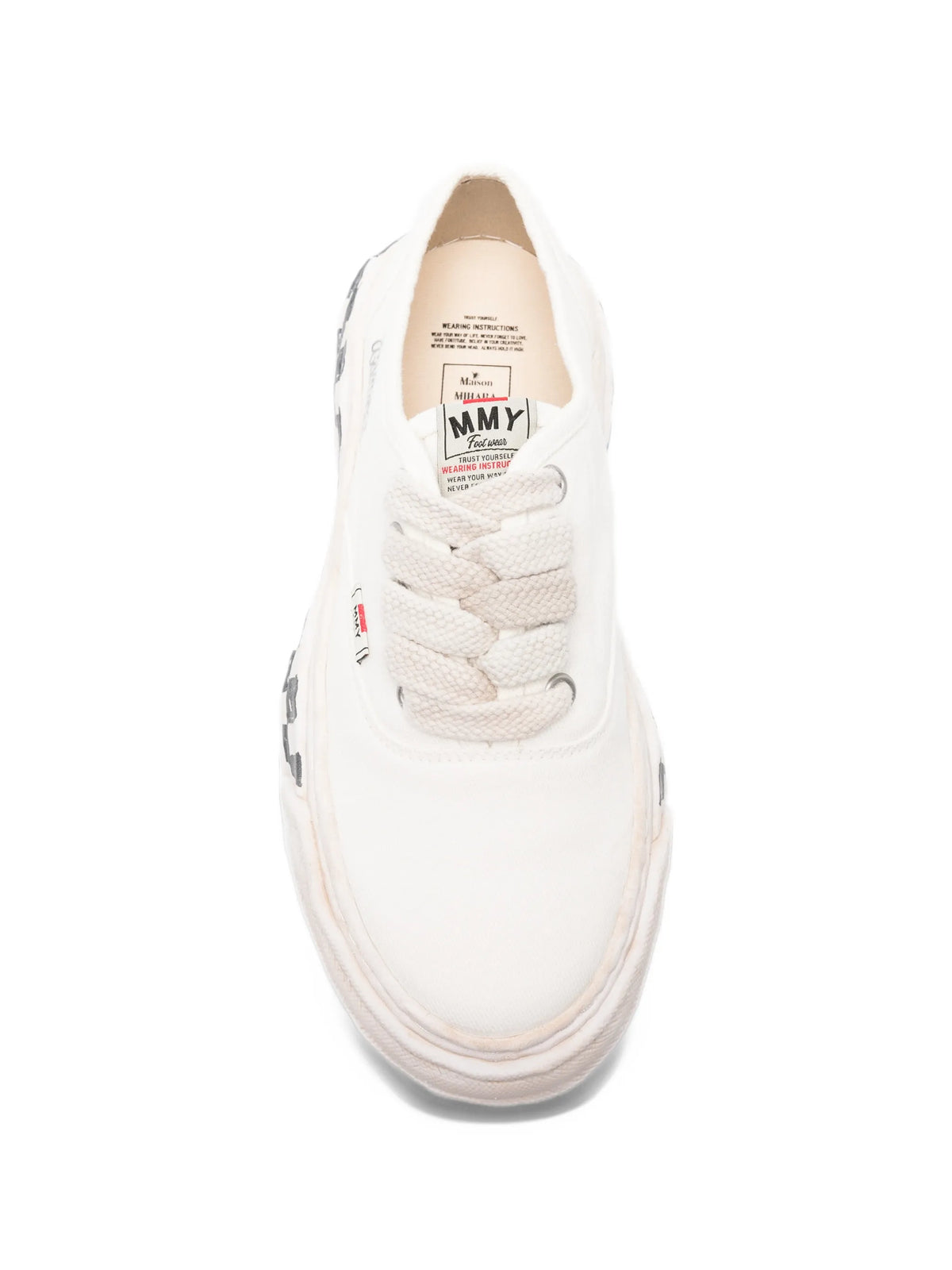 Baker graffiti-sole low-top sneakers