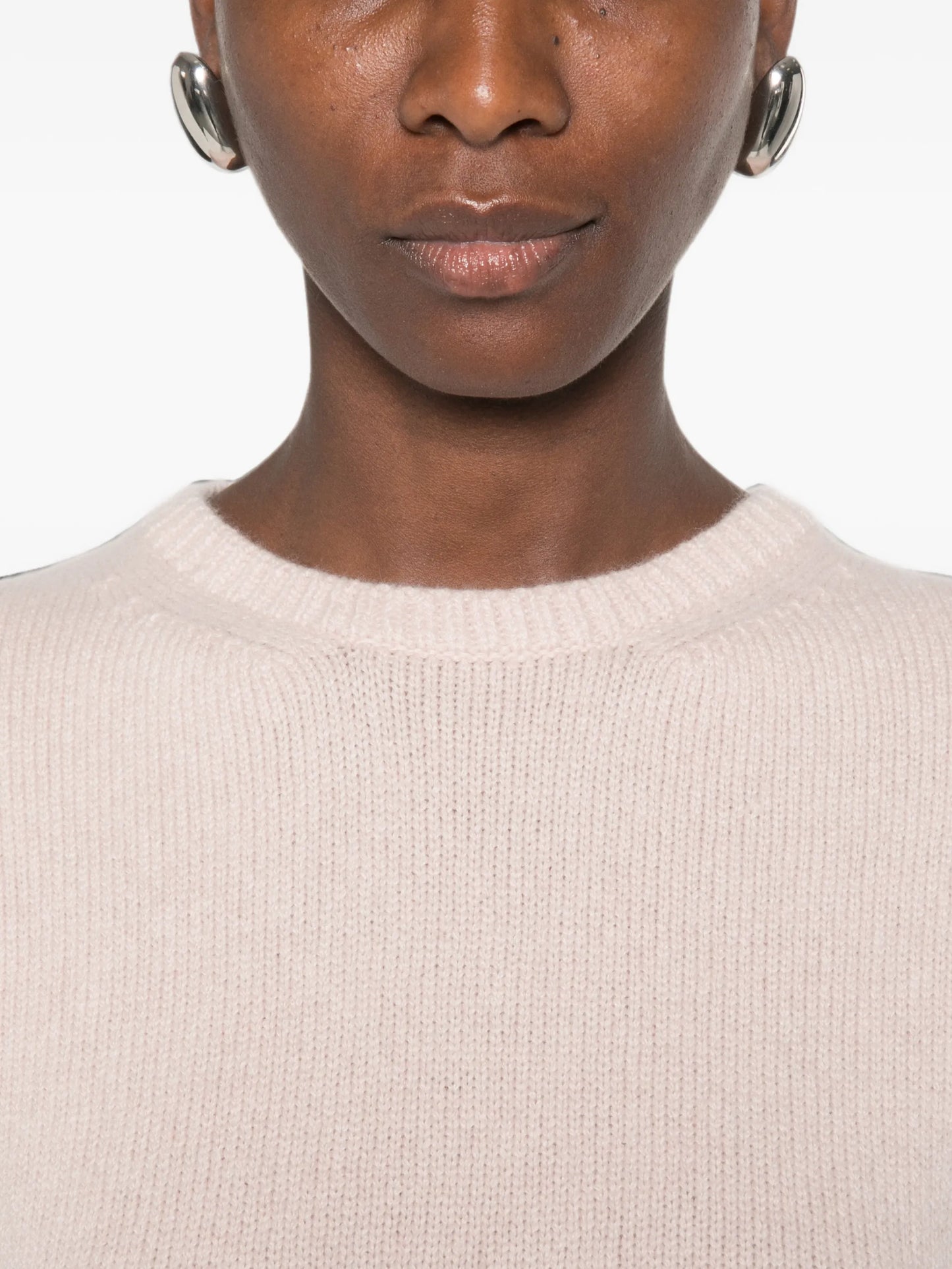 Golden short-sleeve sweater