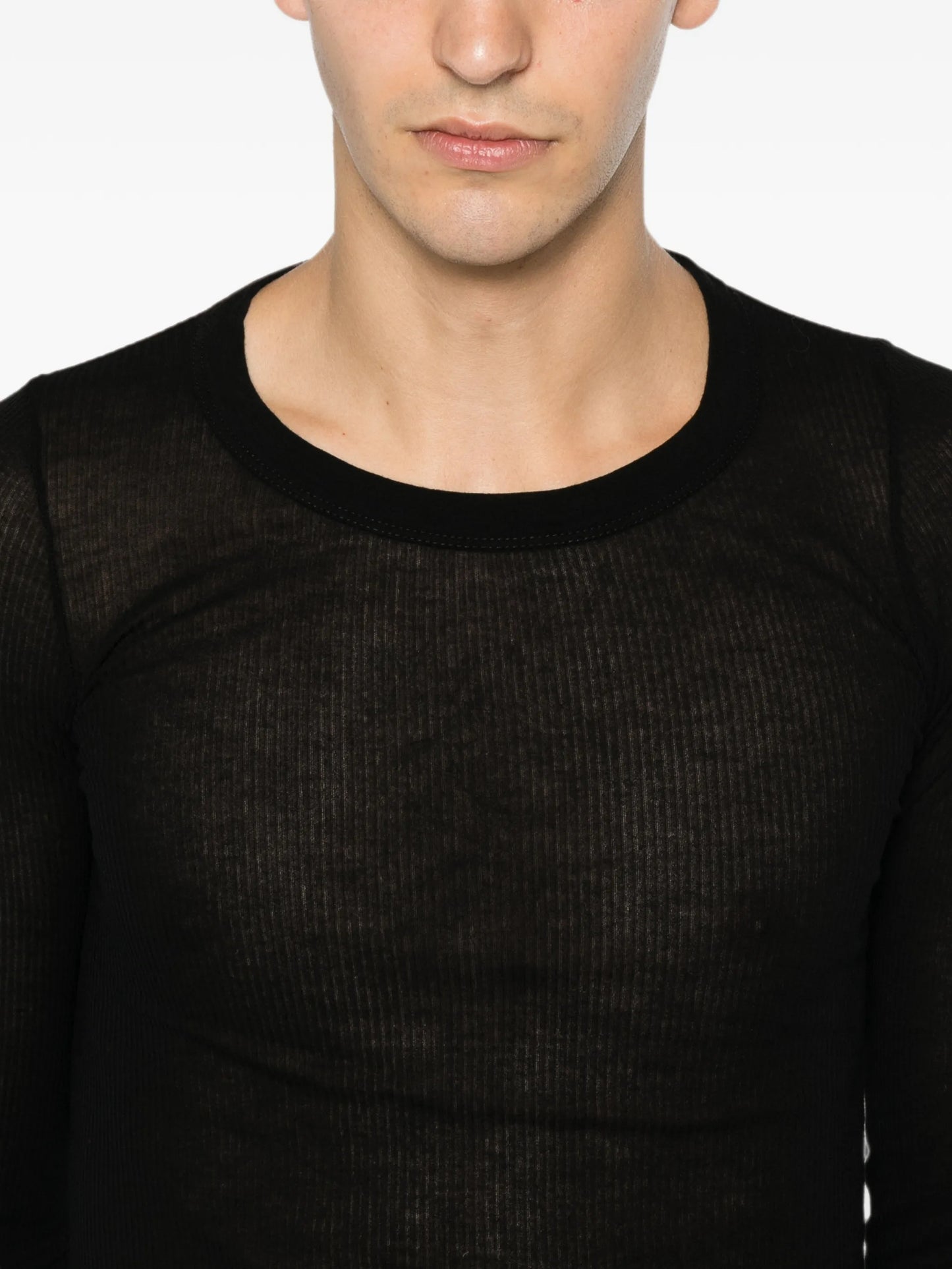 Tower rib long-sleeved tee