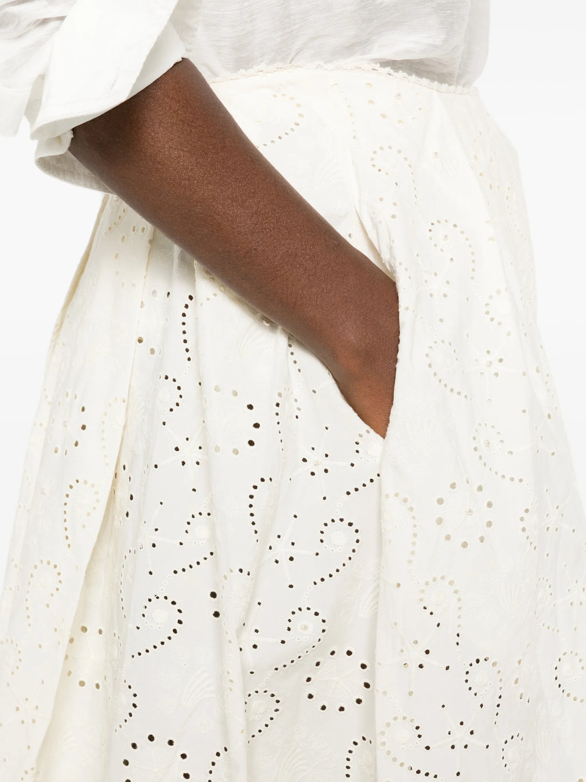 Delta eyelet skirt