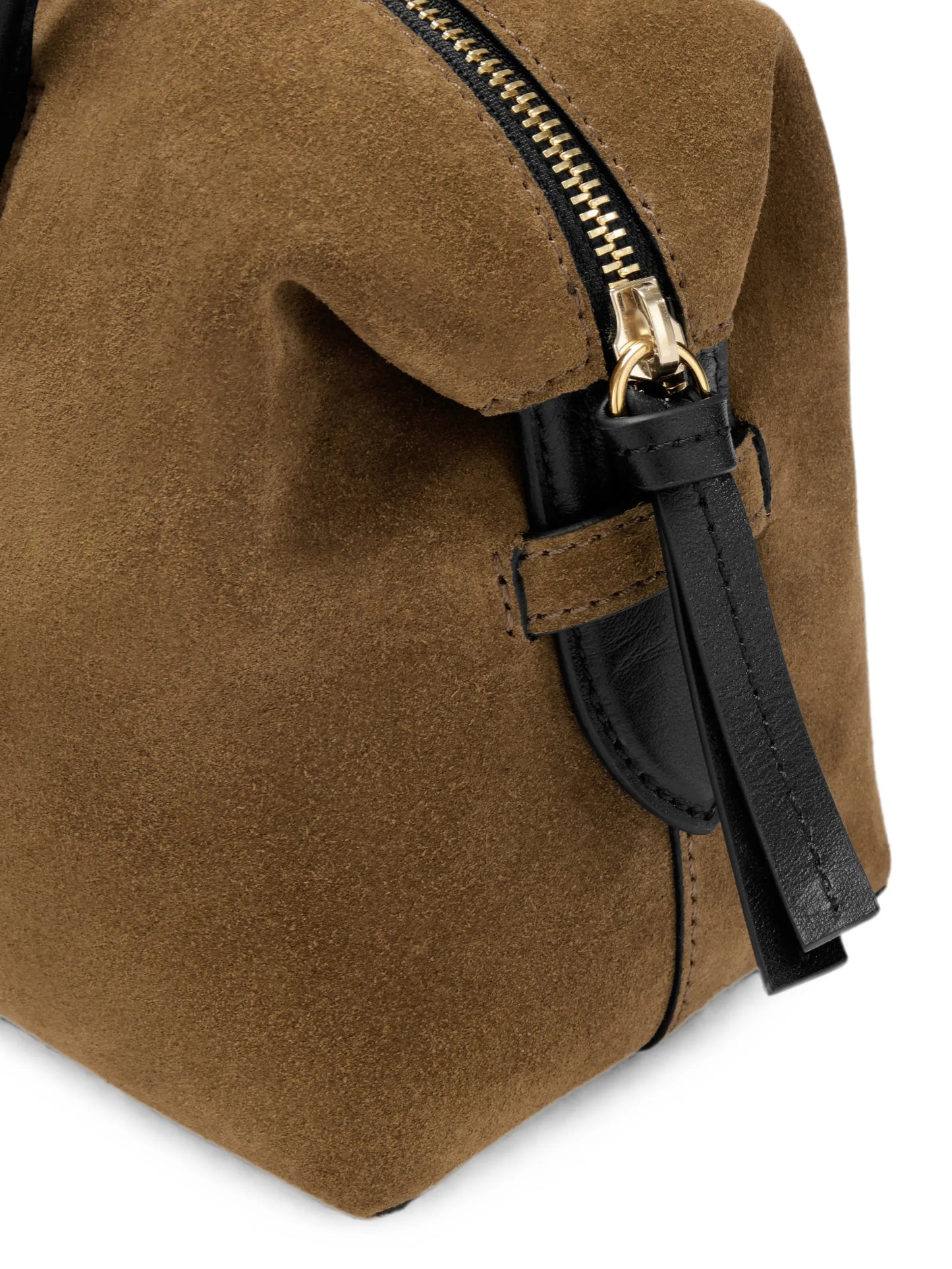 small Stockholm intarsia-suede tote bag