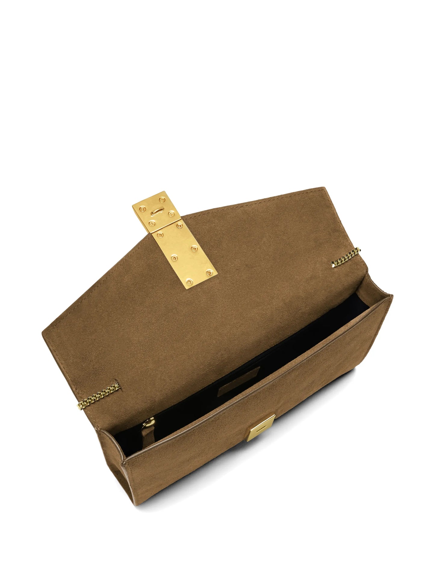 Vancouver suede clutch bag