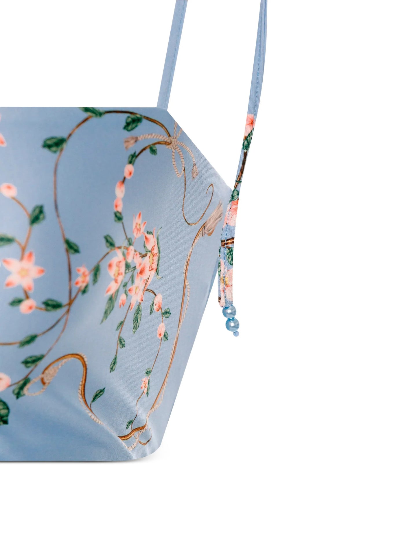 Primavera Navegante floral-print bikini top