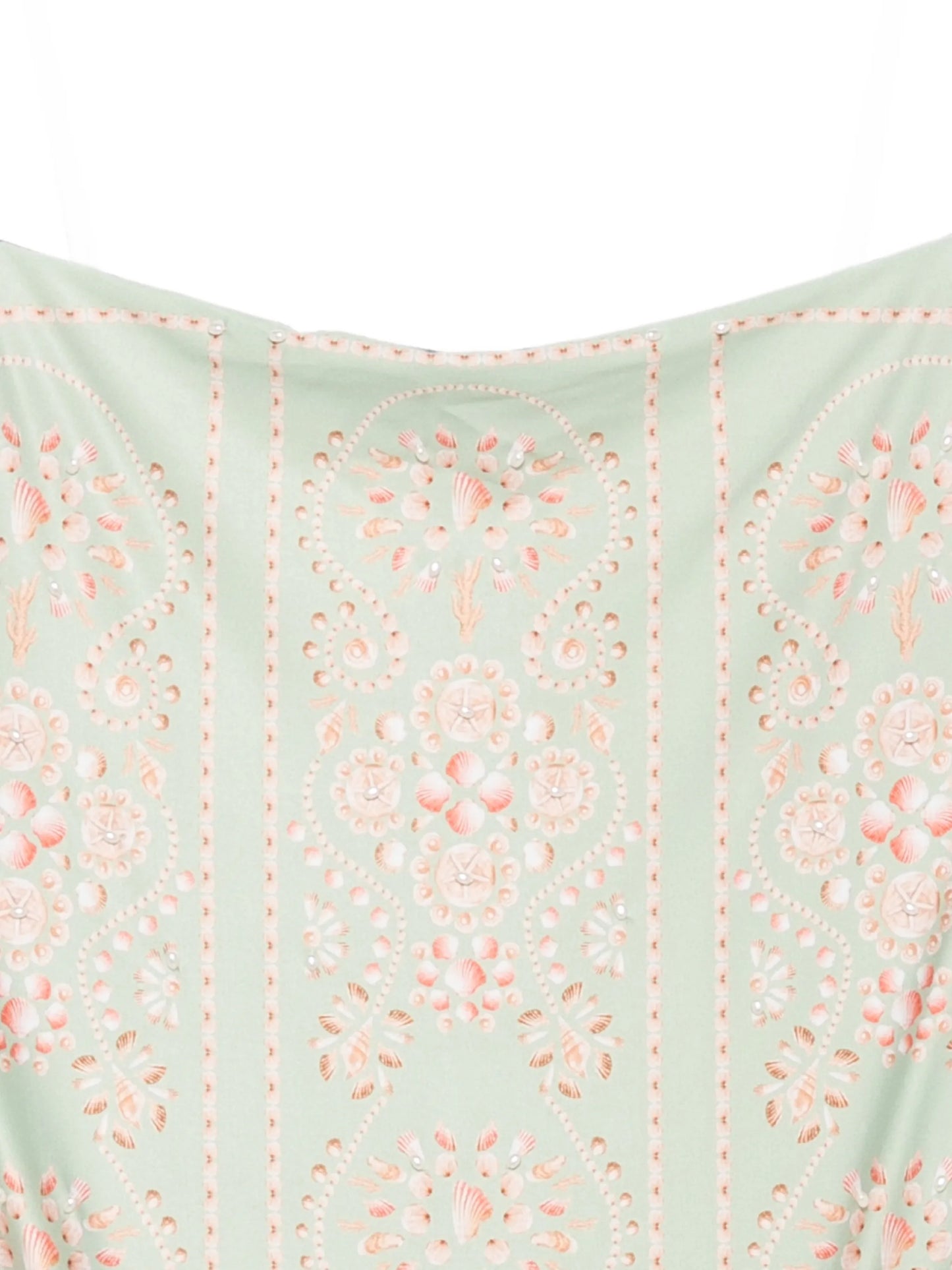 Durazno Playa shell-print swimsuit