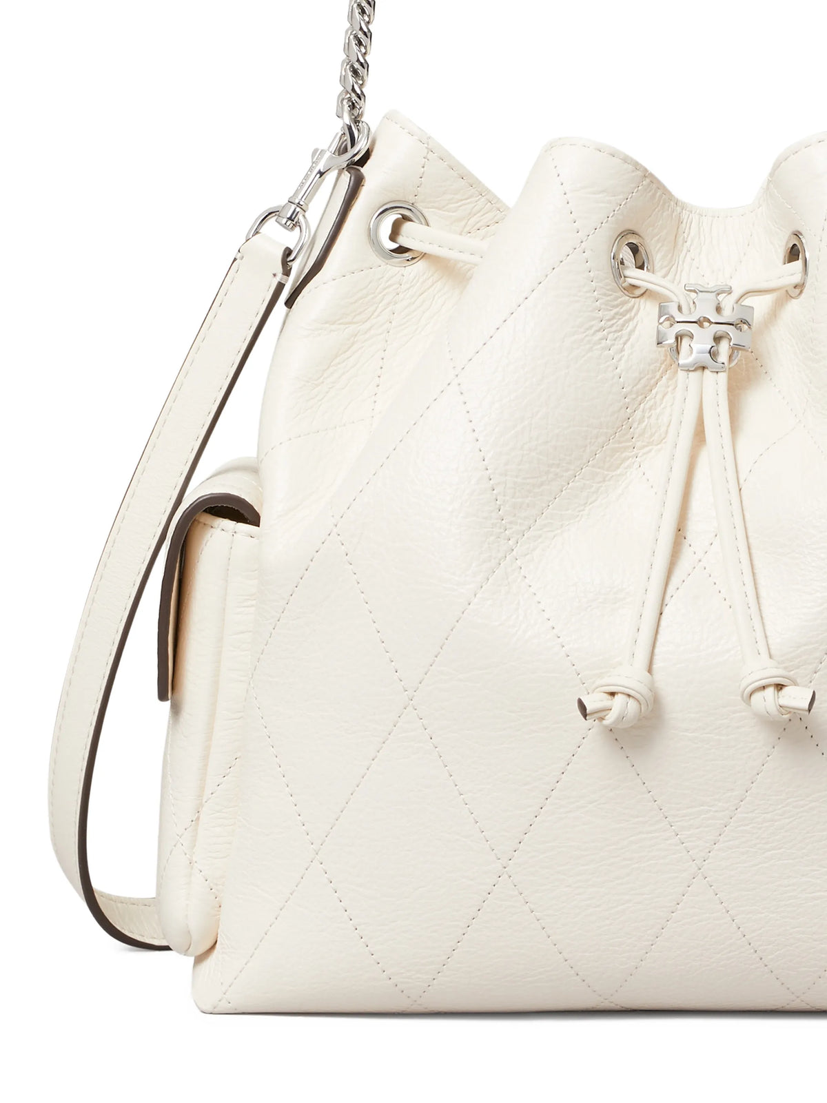Charlie quilted drawstring shoulder bag