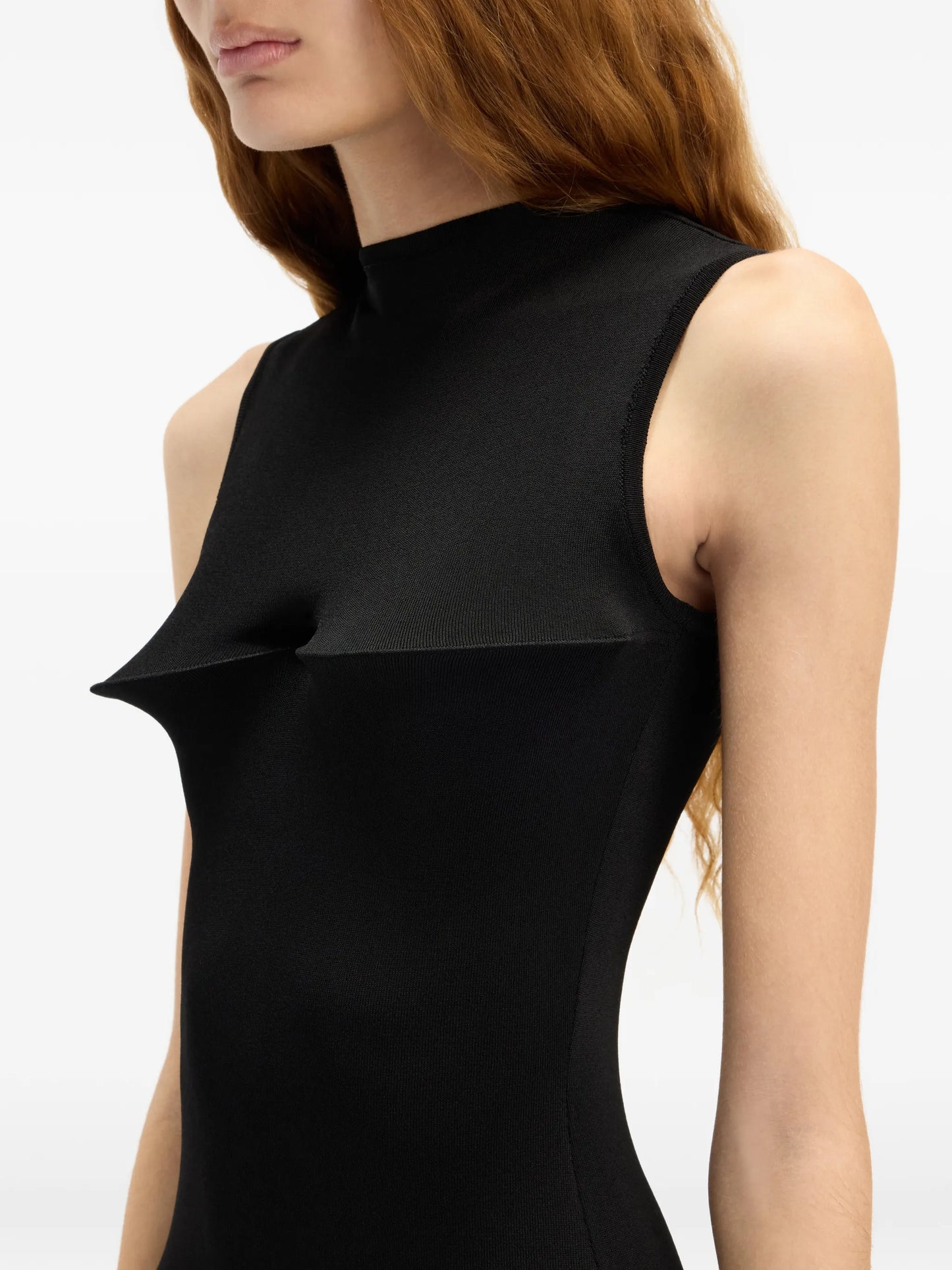 The Long Asymmetrical dress