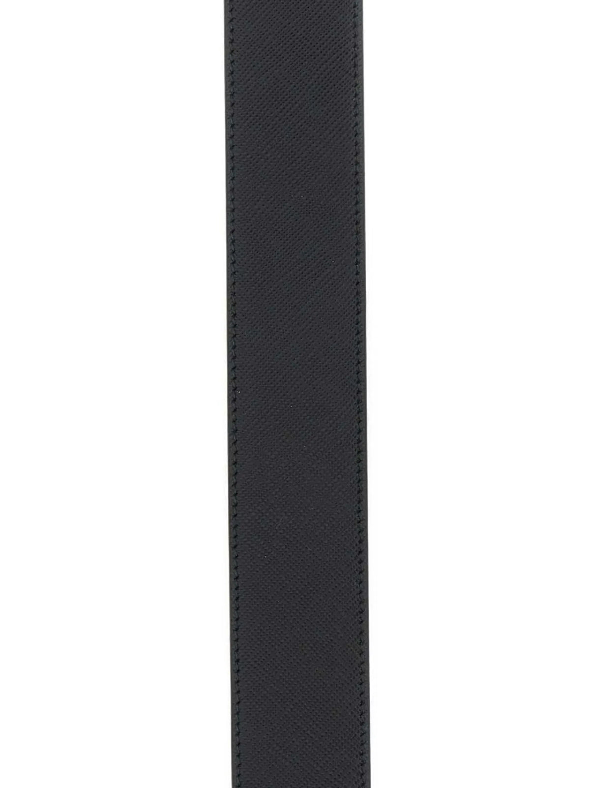 textured leather belt