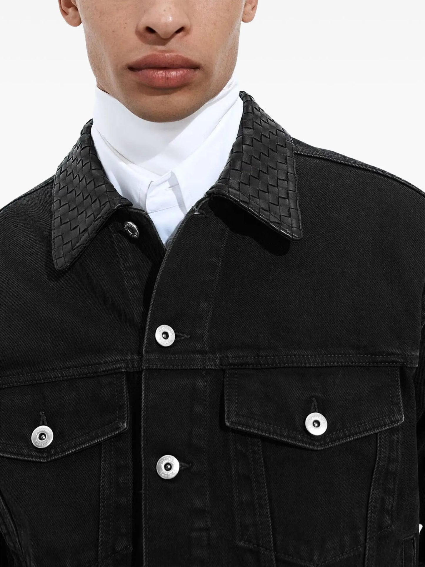 woven collar cotton jacket