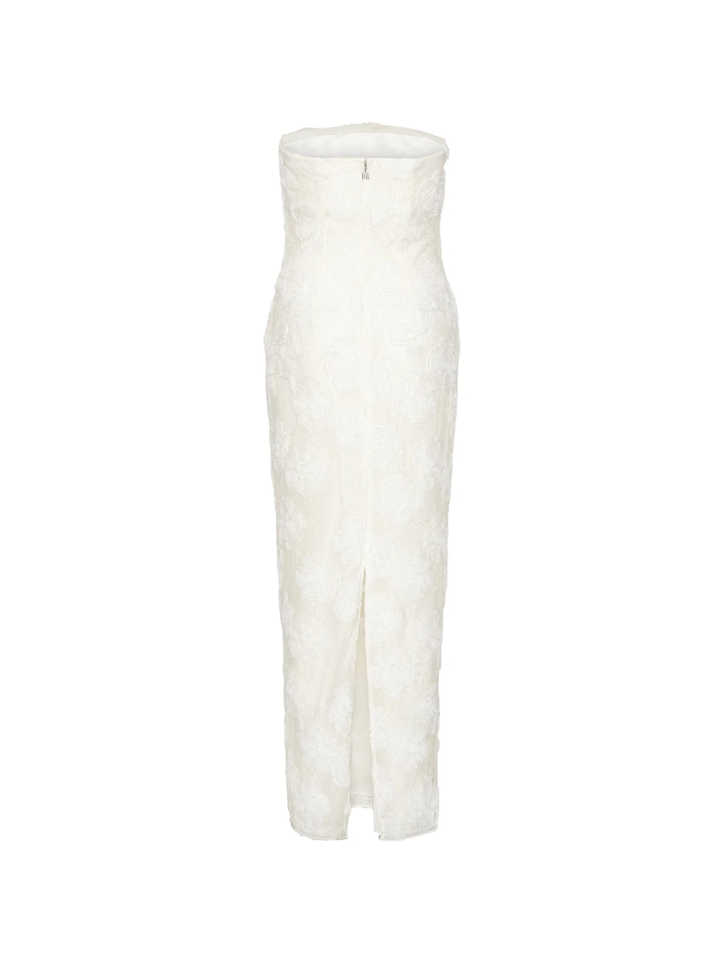 flower mesh tube dress