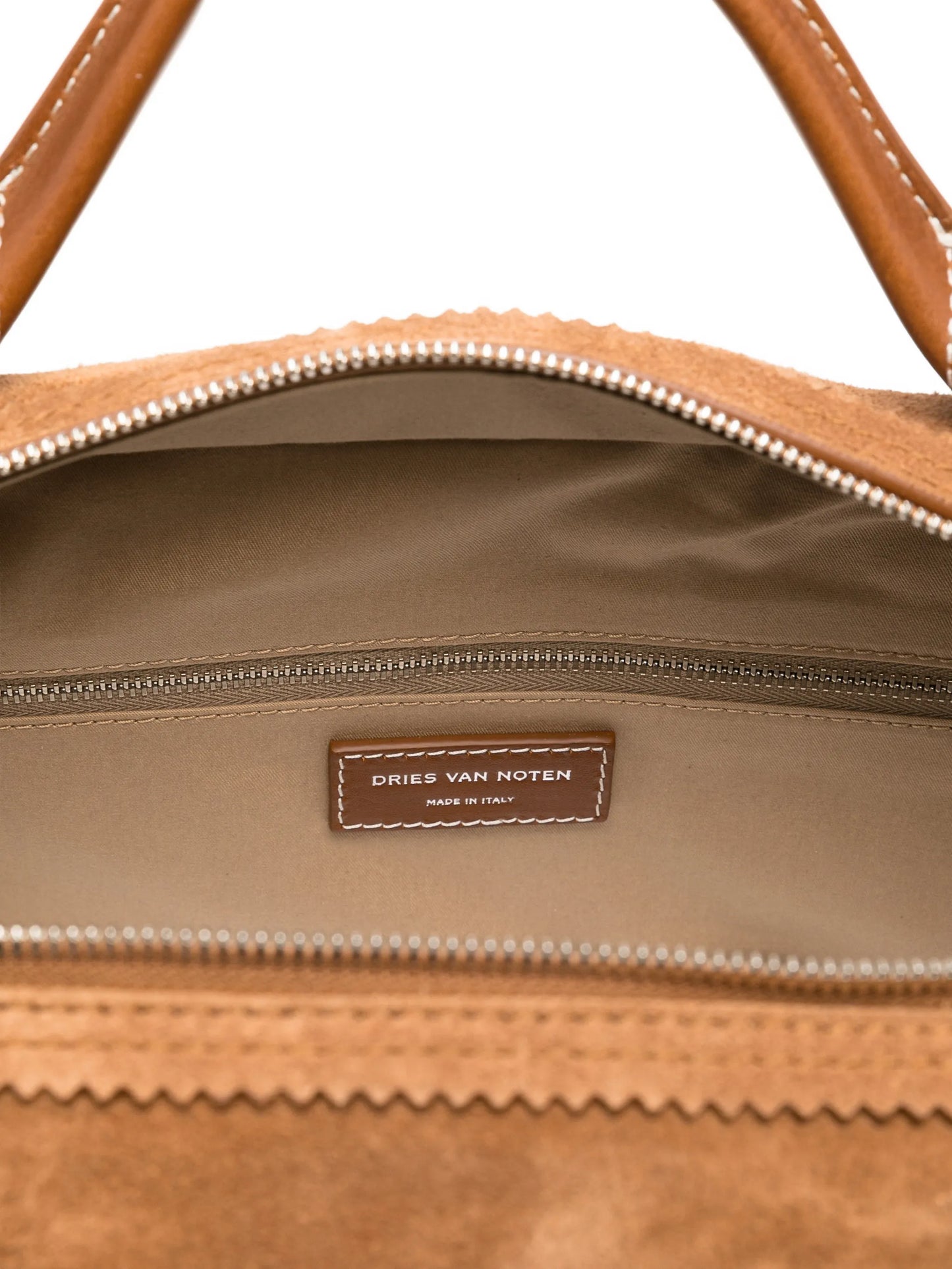 suede leather tote bag