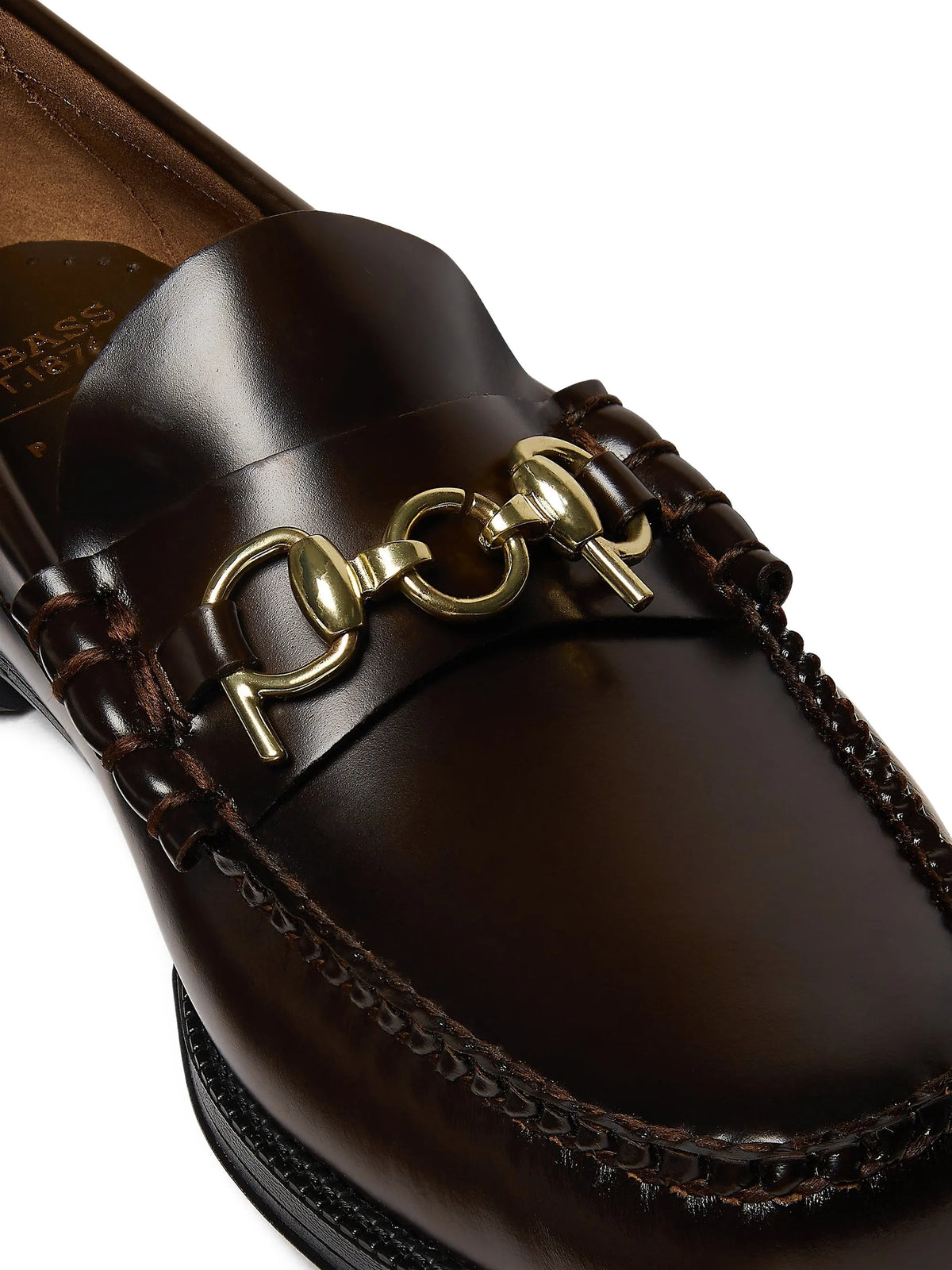 x Pop Easy Weejuns Lincoln loafers in chocolate leather