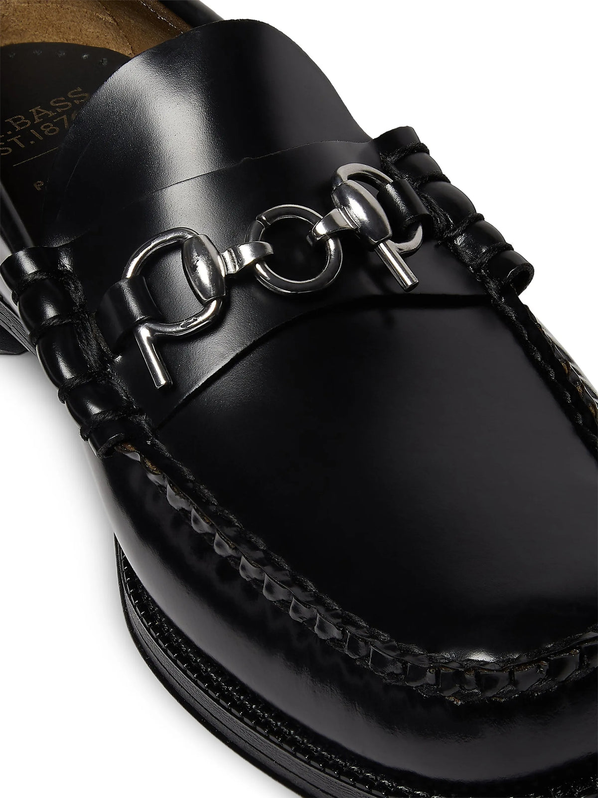x Pop Easy Weejuns Lincoln loafers in black leather