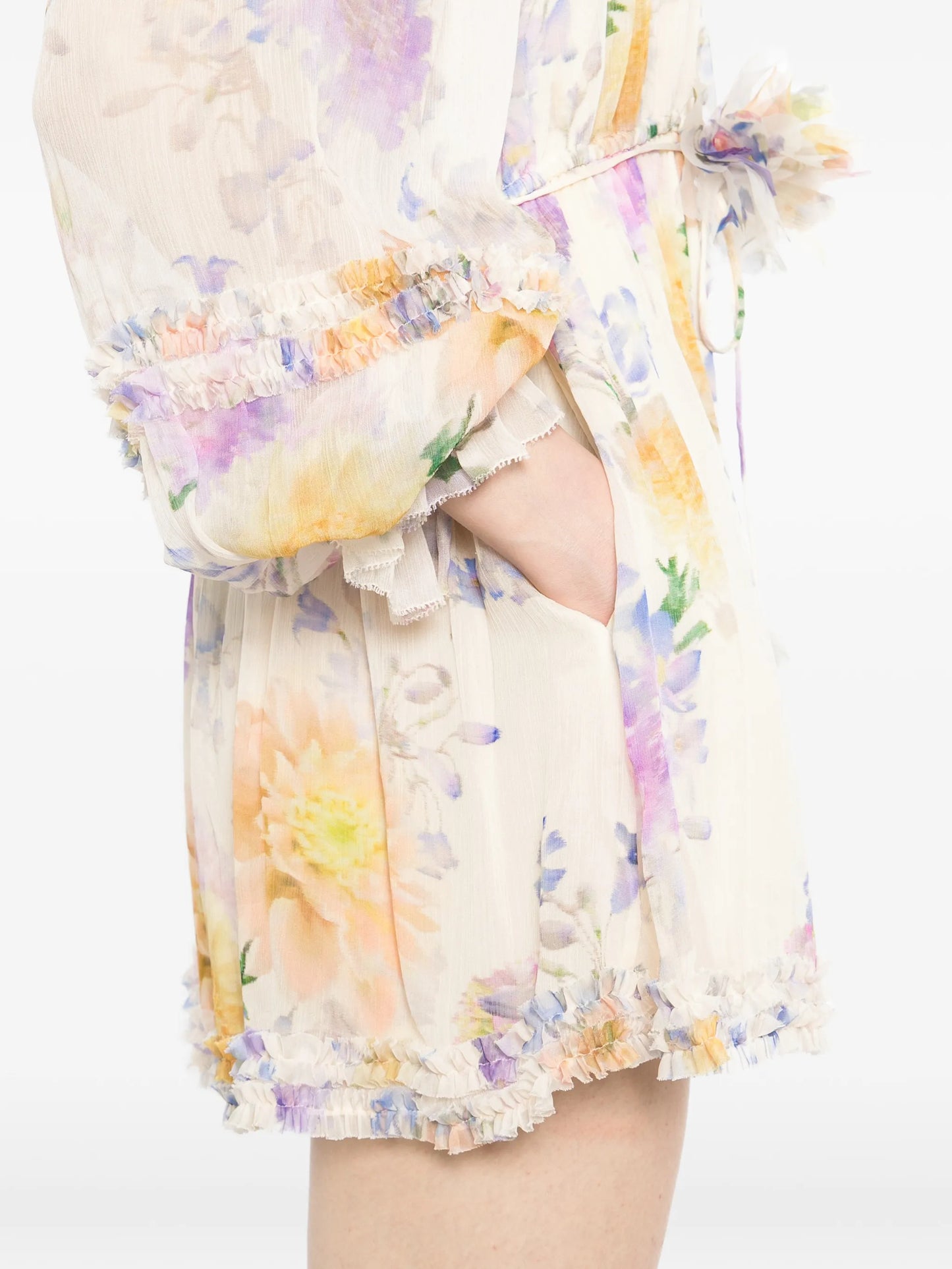 Luna ruffle playsuit