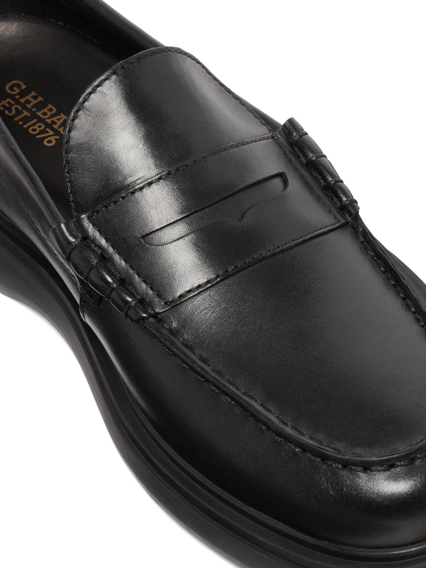 Bosco Cupsole penny leather loafers