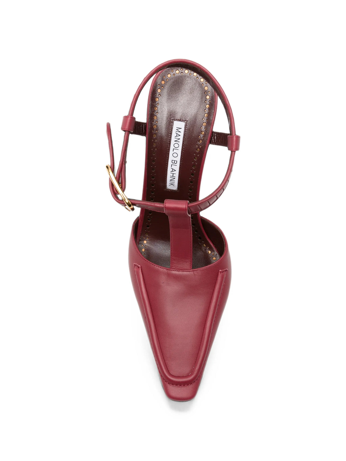 Melusina leather T-bar pumps