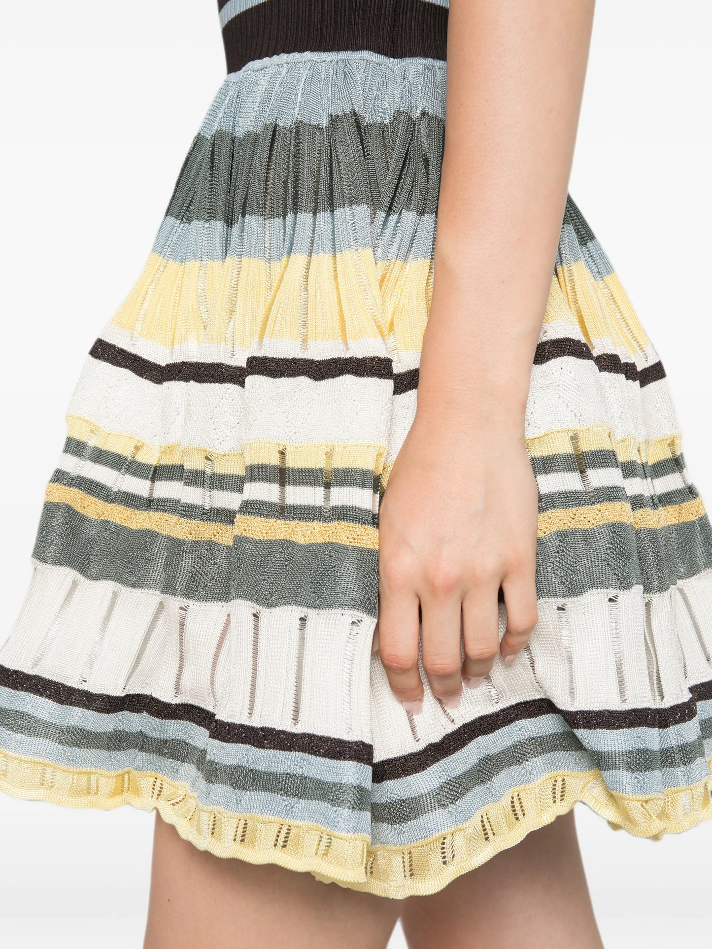 multicolor crinoline dress