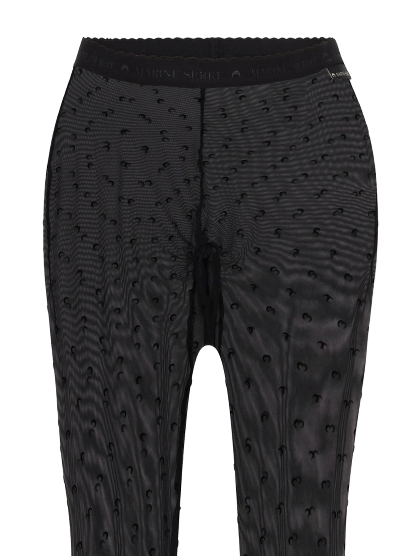 second skin high-waisted closed-feet plumetis tights