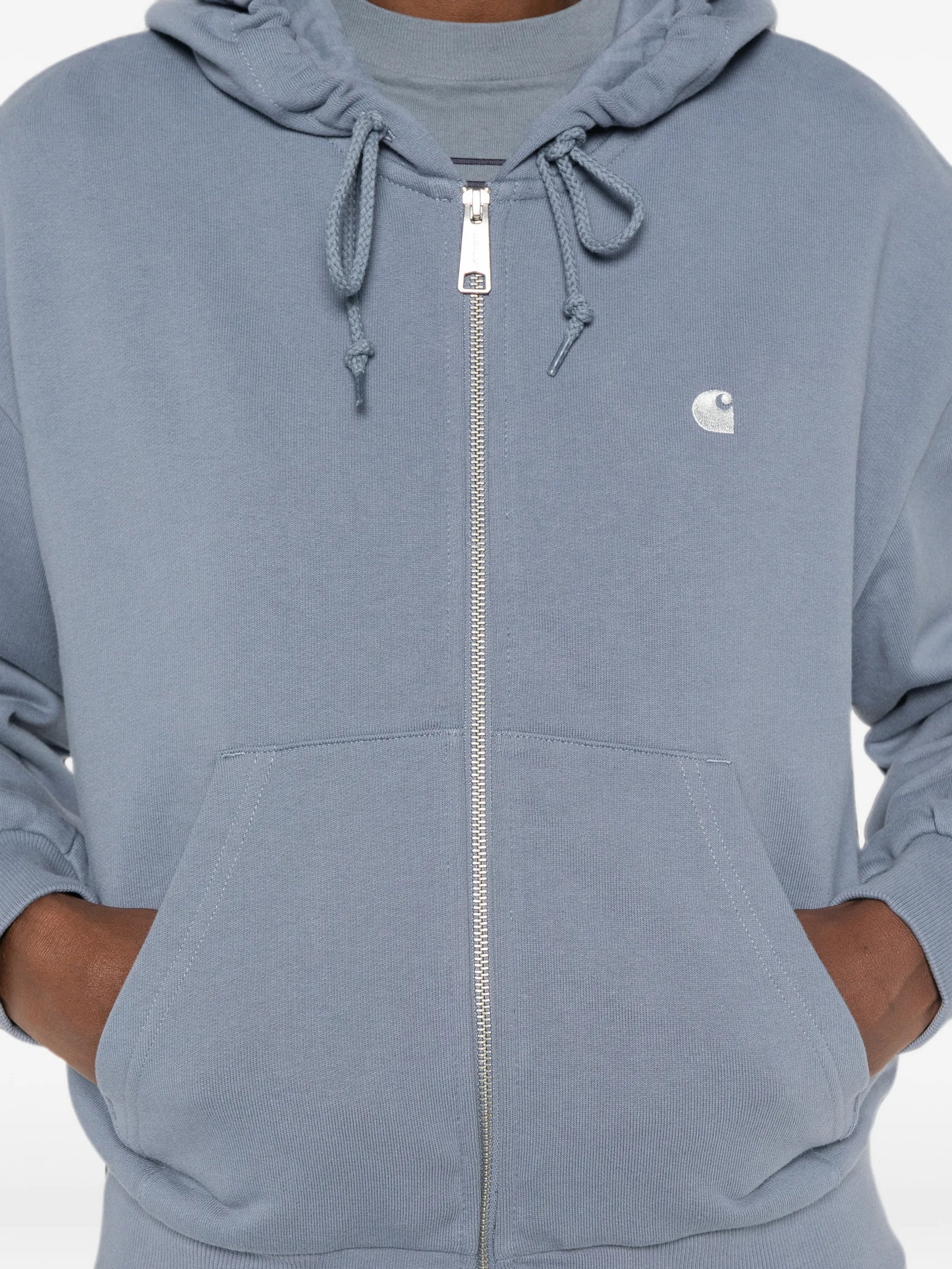 Casey zip-fastening hoodie