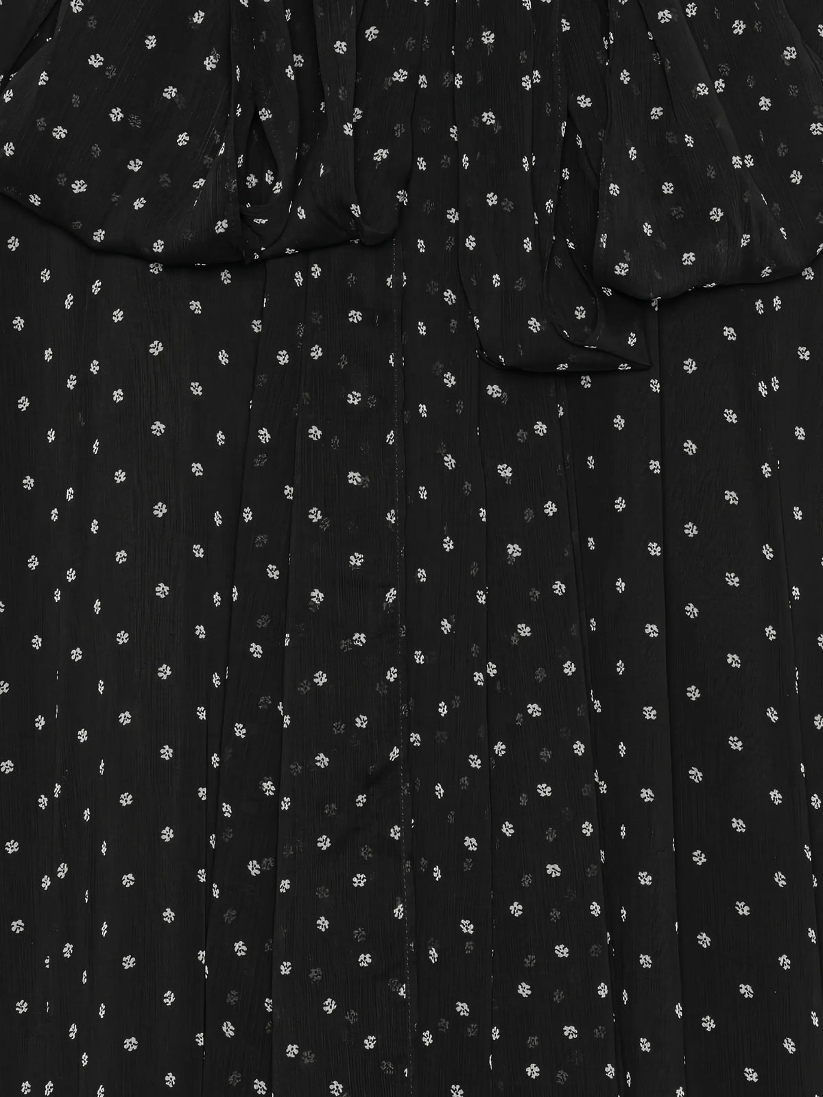 chiffon balloon jumpsuit black