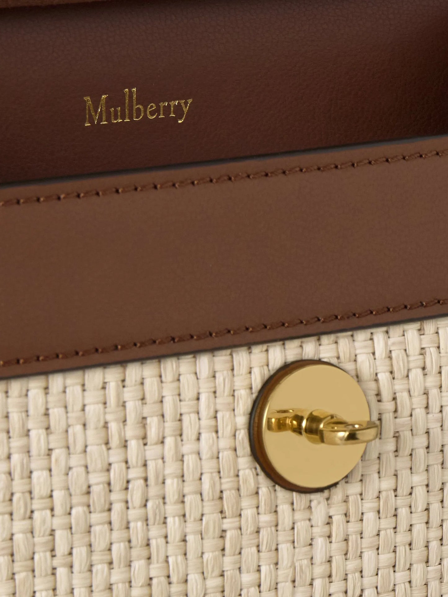 small Anthony raffia messenger bag