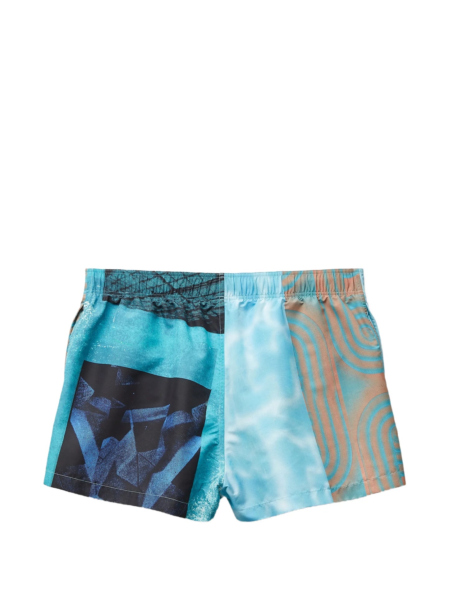 printed swim shorts