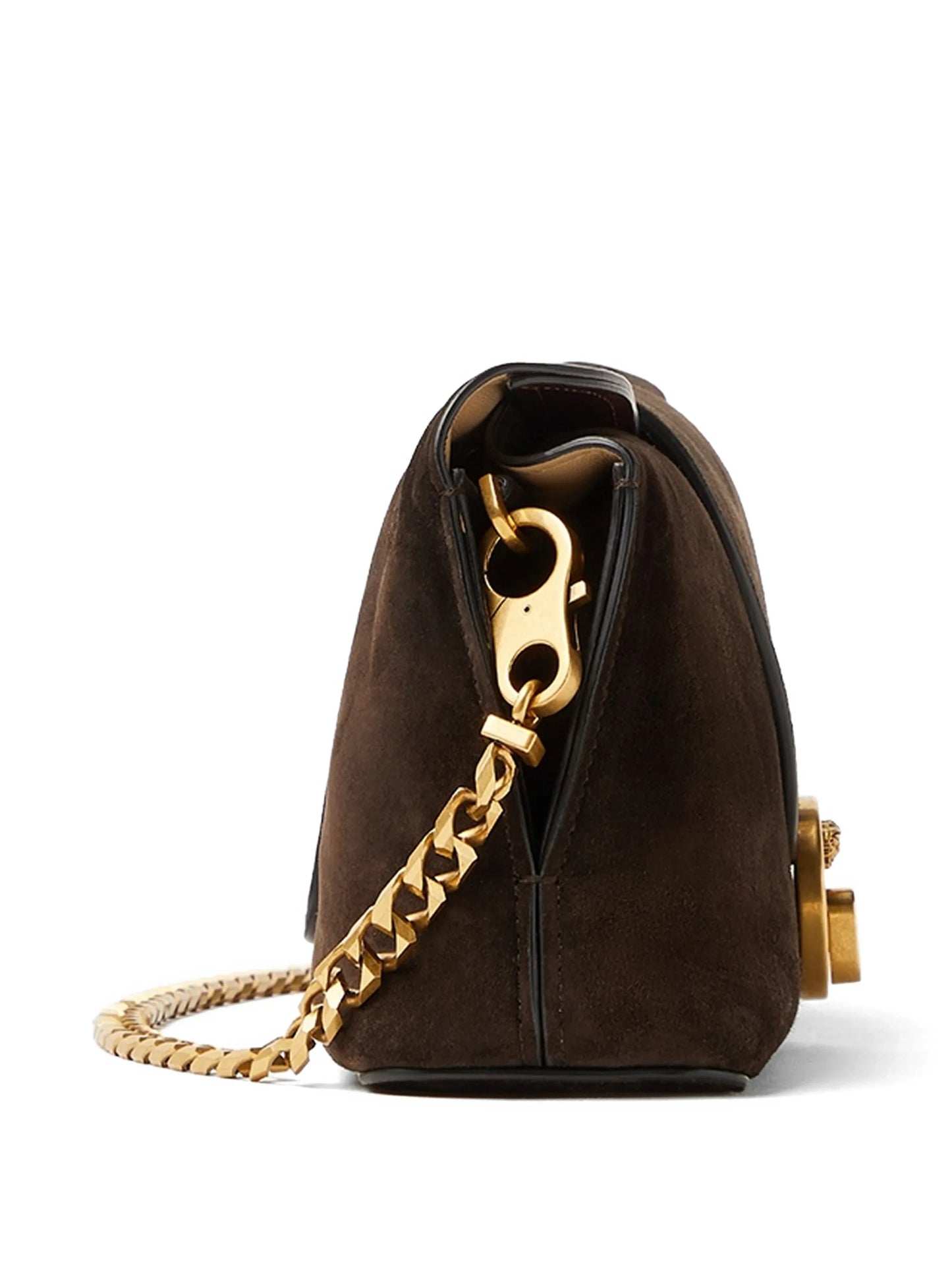 Vivian suede clutch