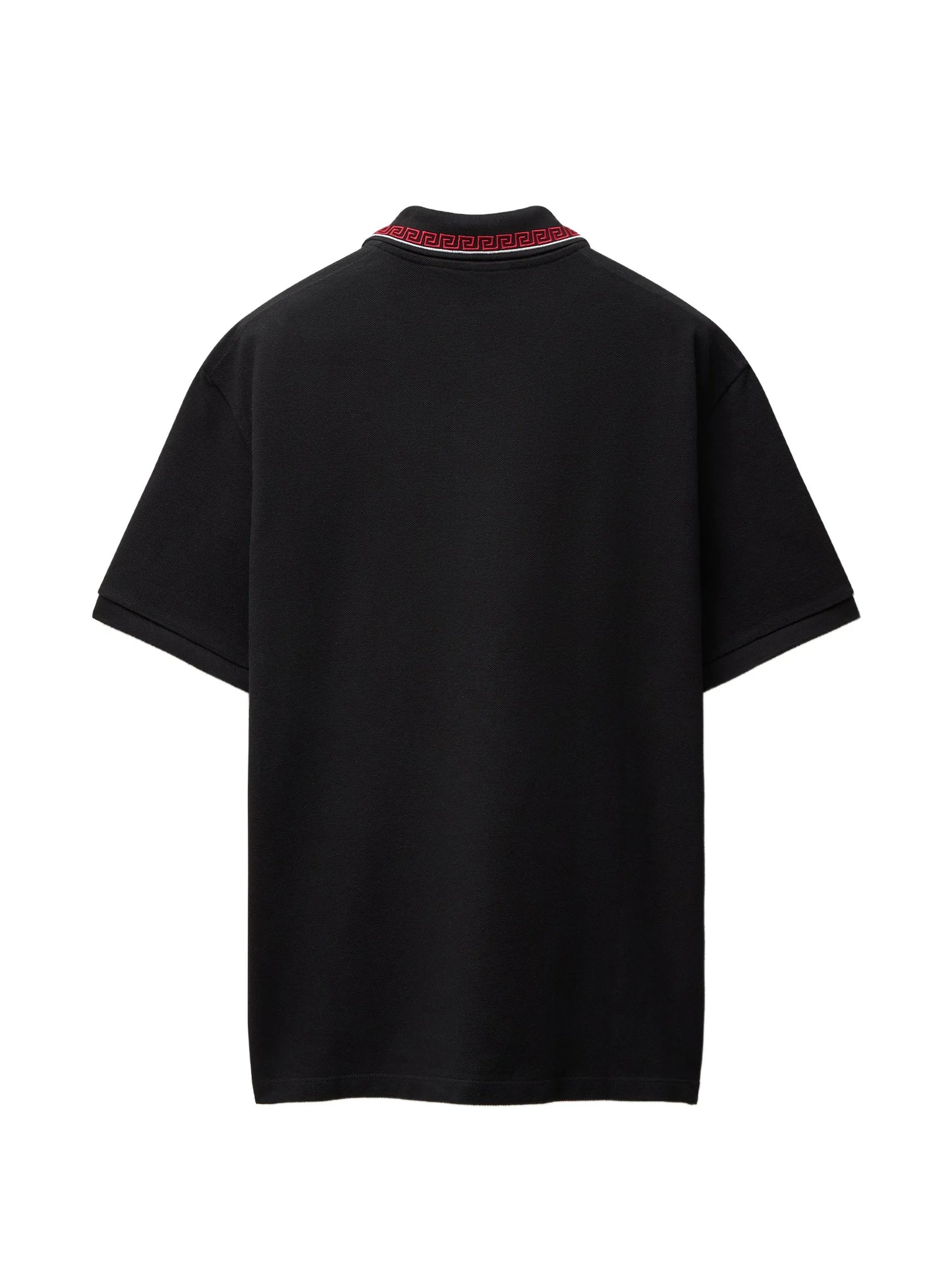 embroidered-logo cotton piqué polo