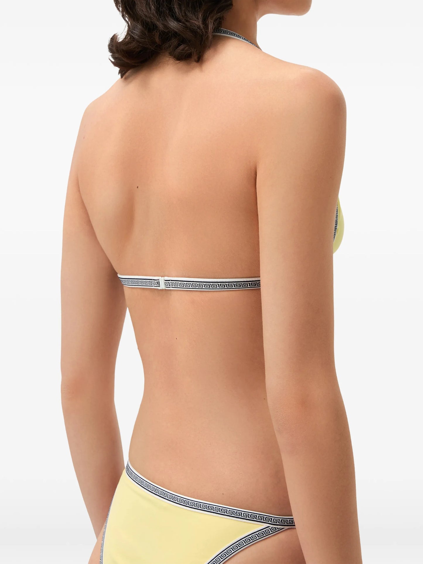 Greca-border bikini top