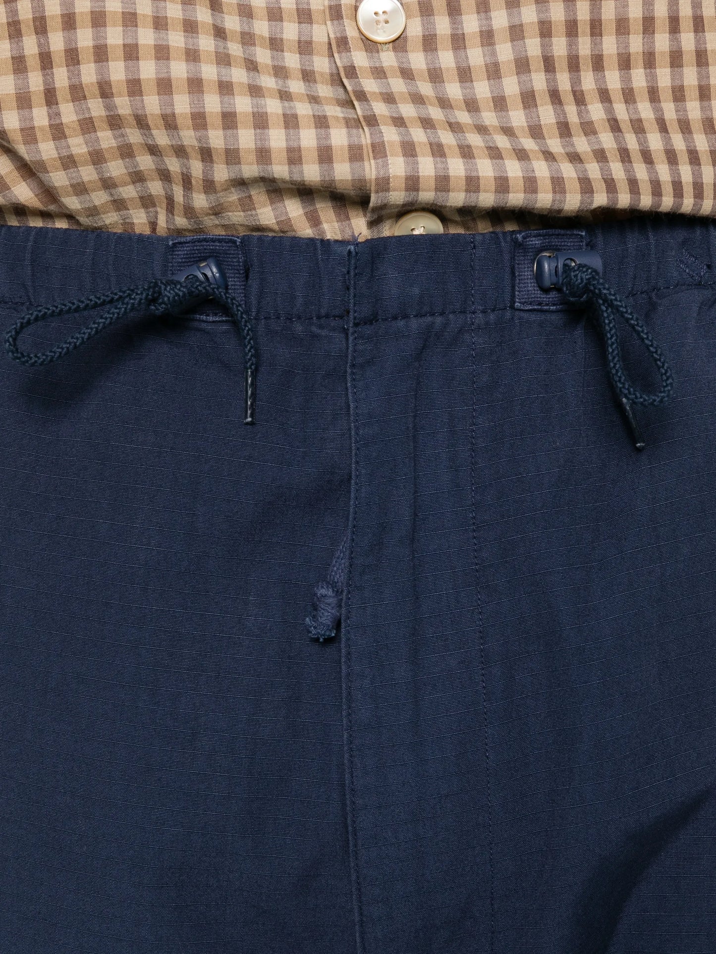 elasticated-waistband trousers