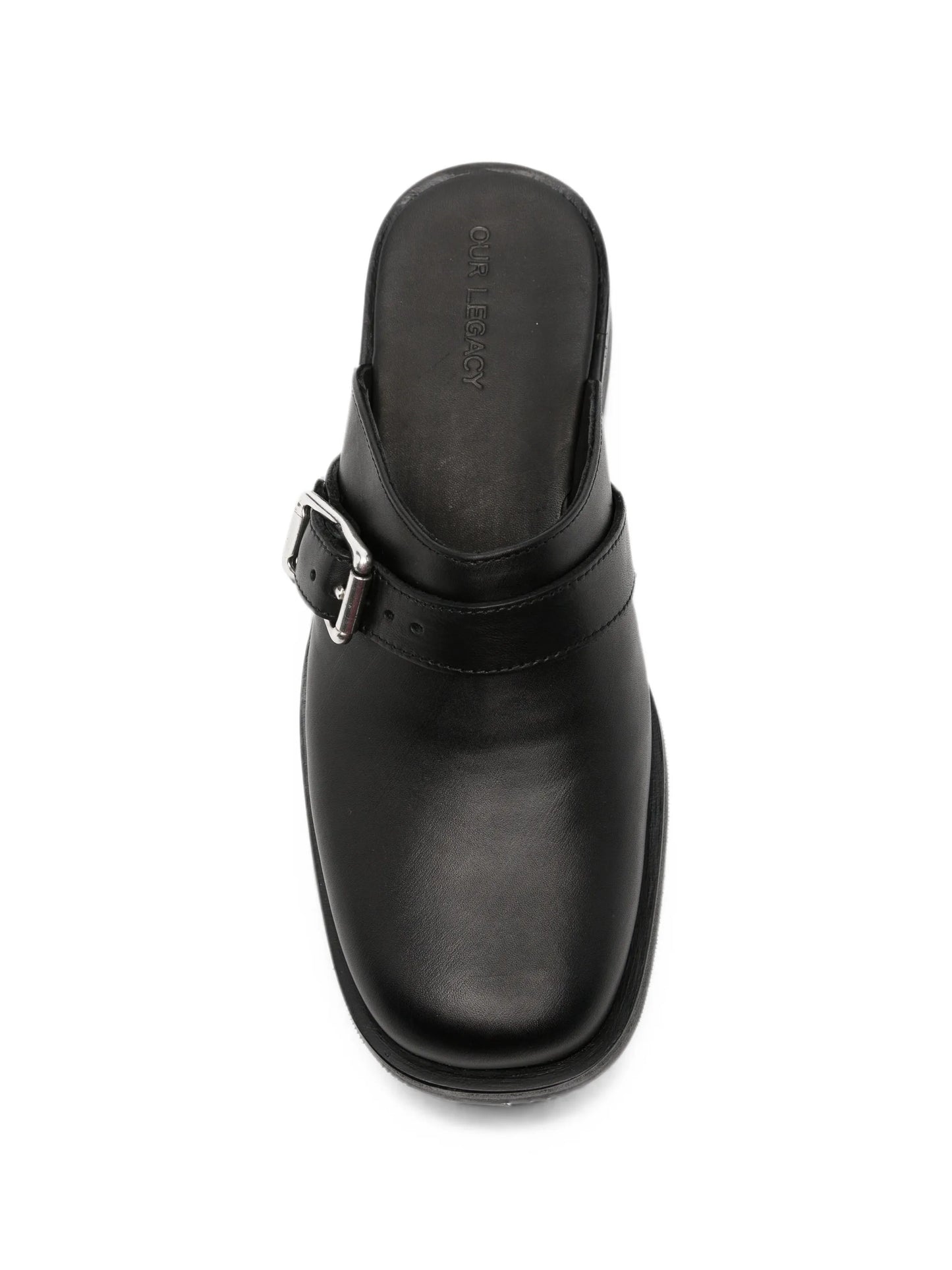 Camion buckle-strap mules