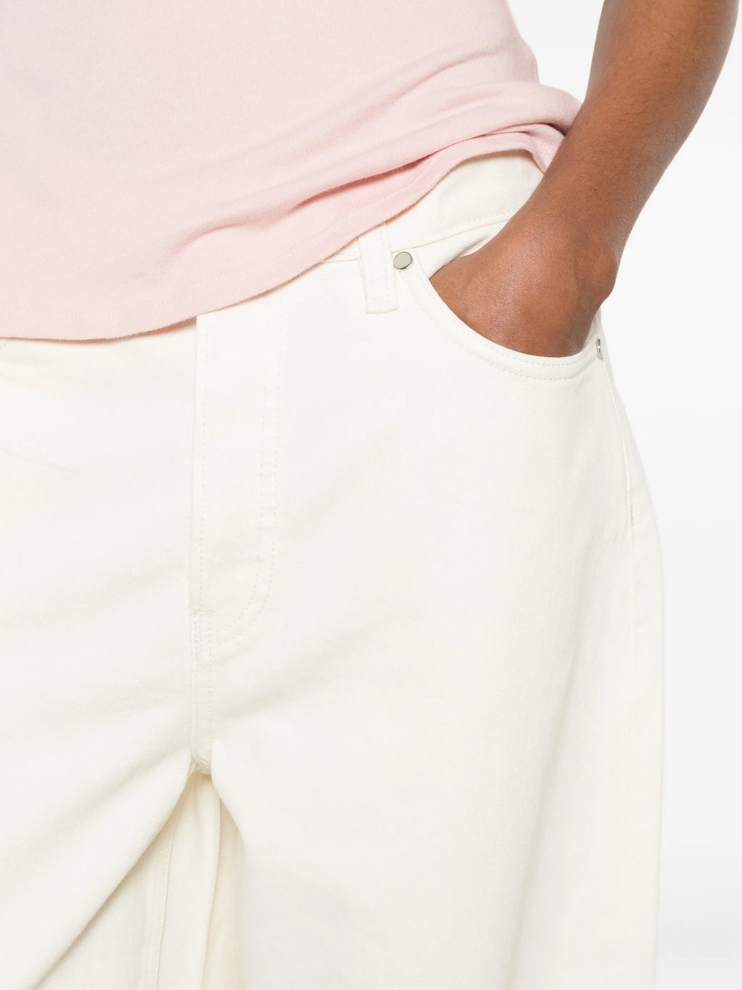 Brea zip-up baggy jeans