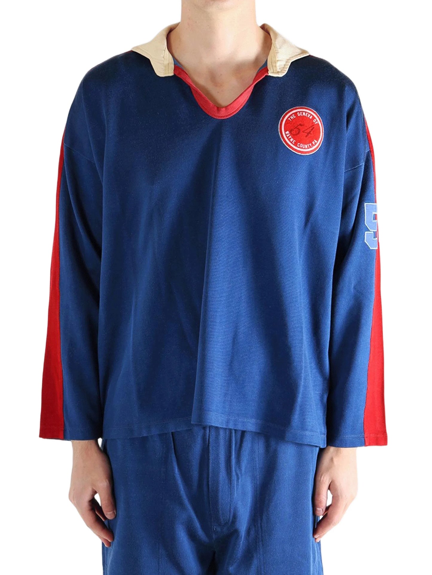 Lakewood logo-patch panelled shirt