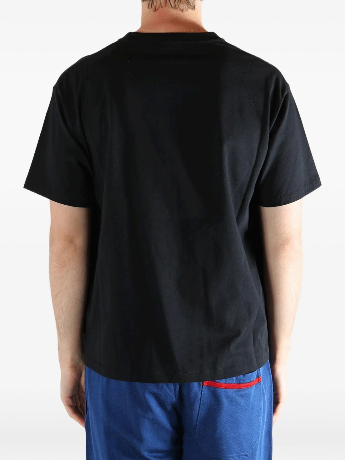 Bullion Card Tee patch-detail pocket T-shirt