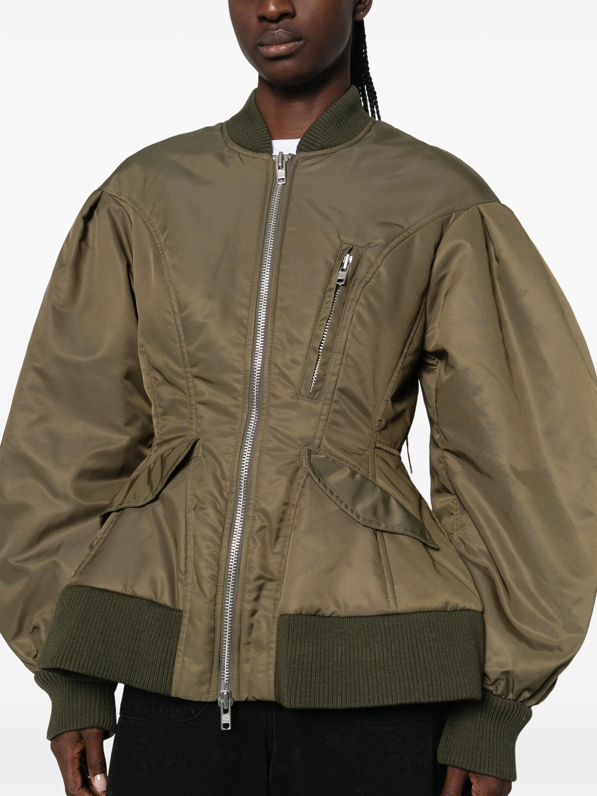 padded bomber jacket