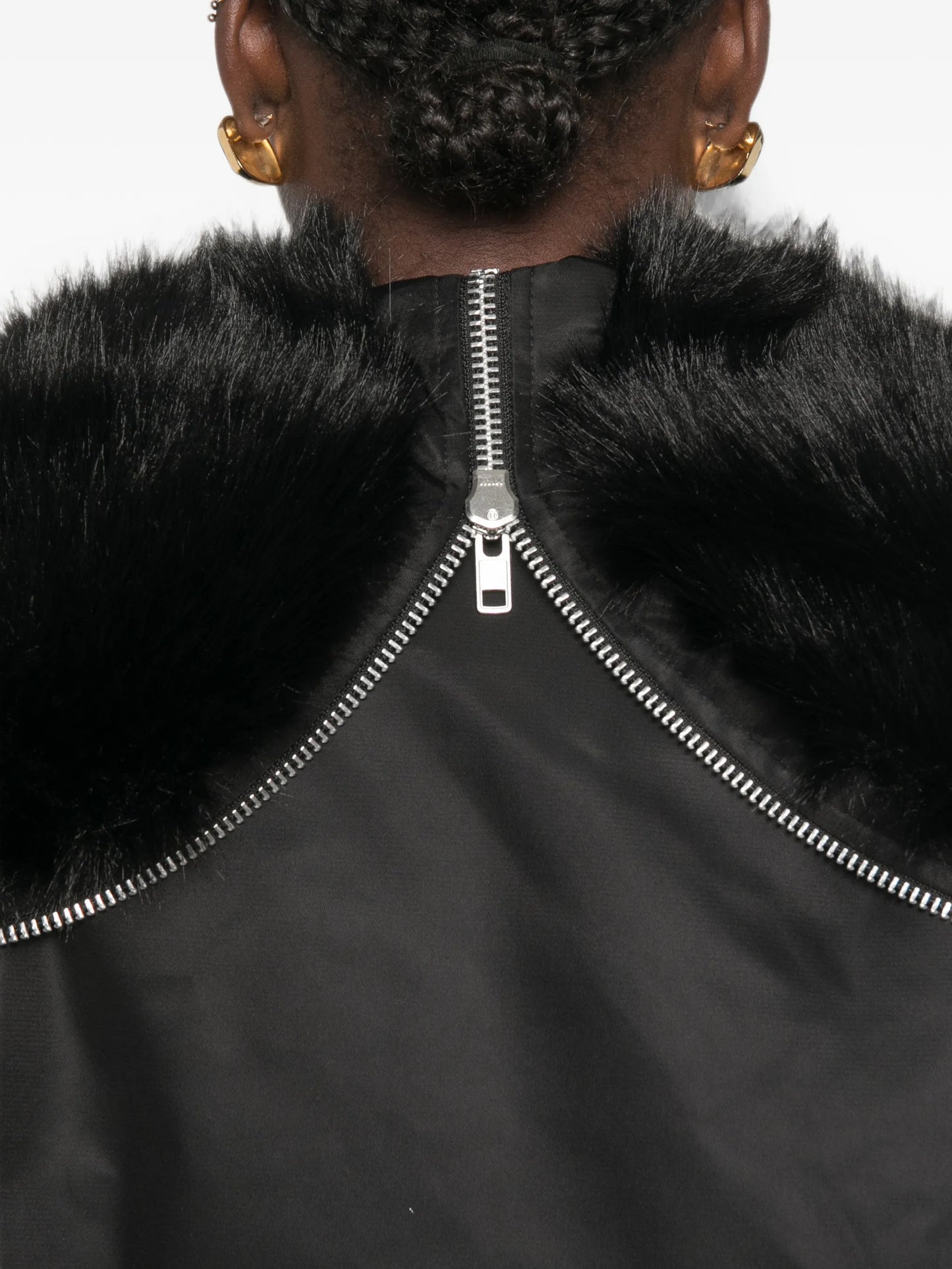 hooded bomber jacket