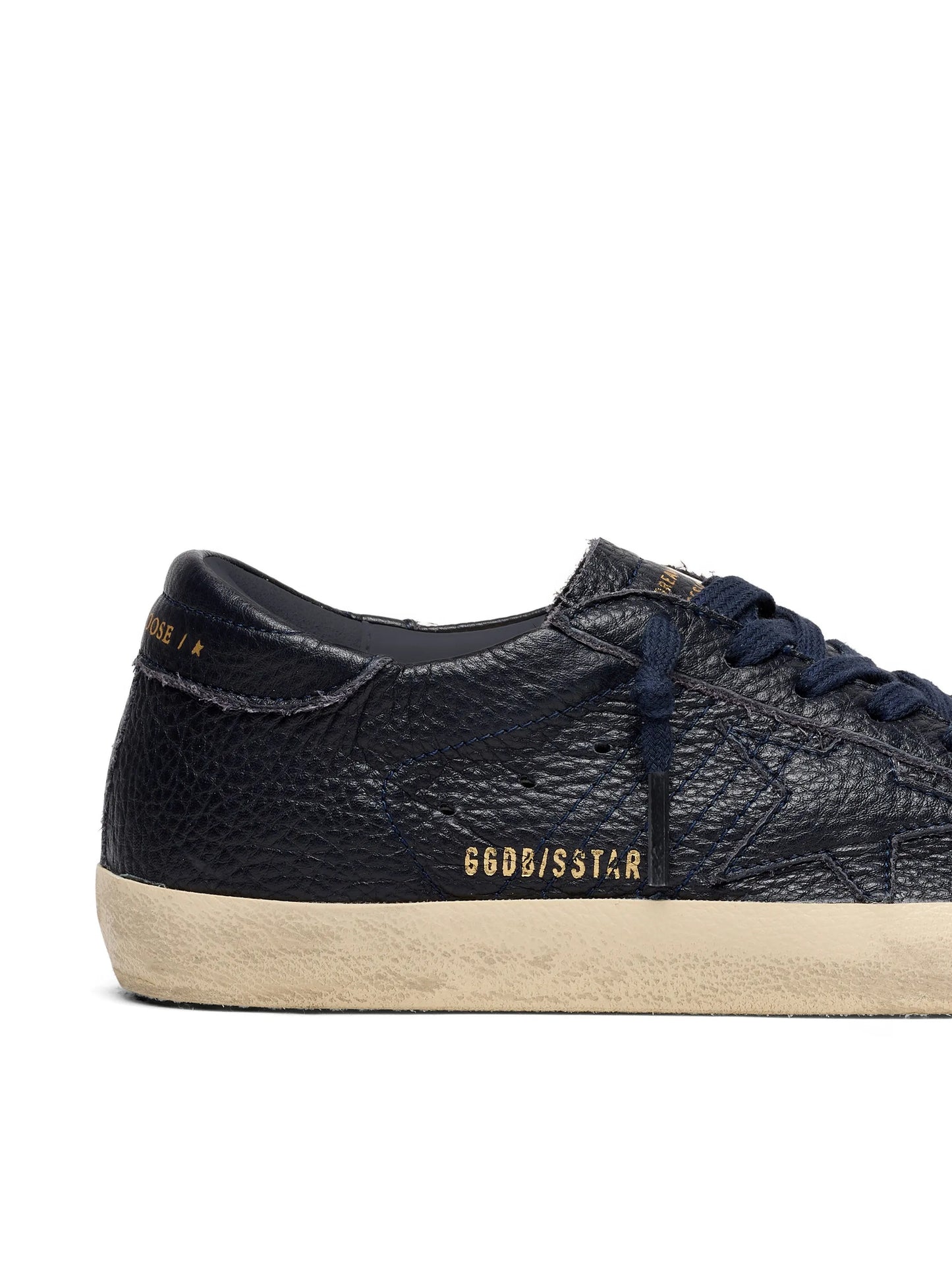 Super-Star sneakers in leather with tone-on-tone leather star