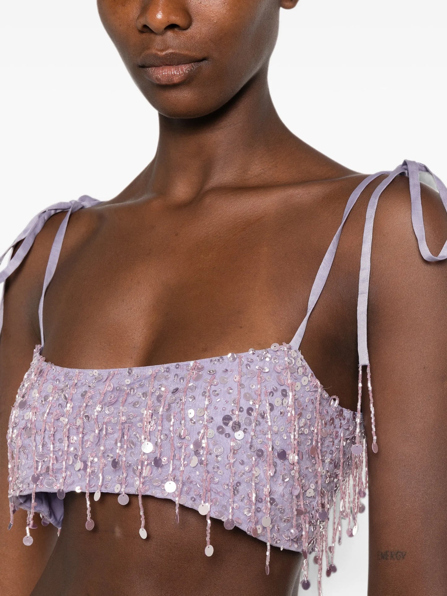 Yasmin hand-beaded bralette