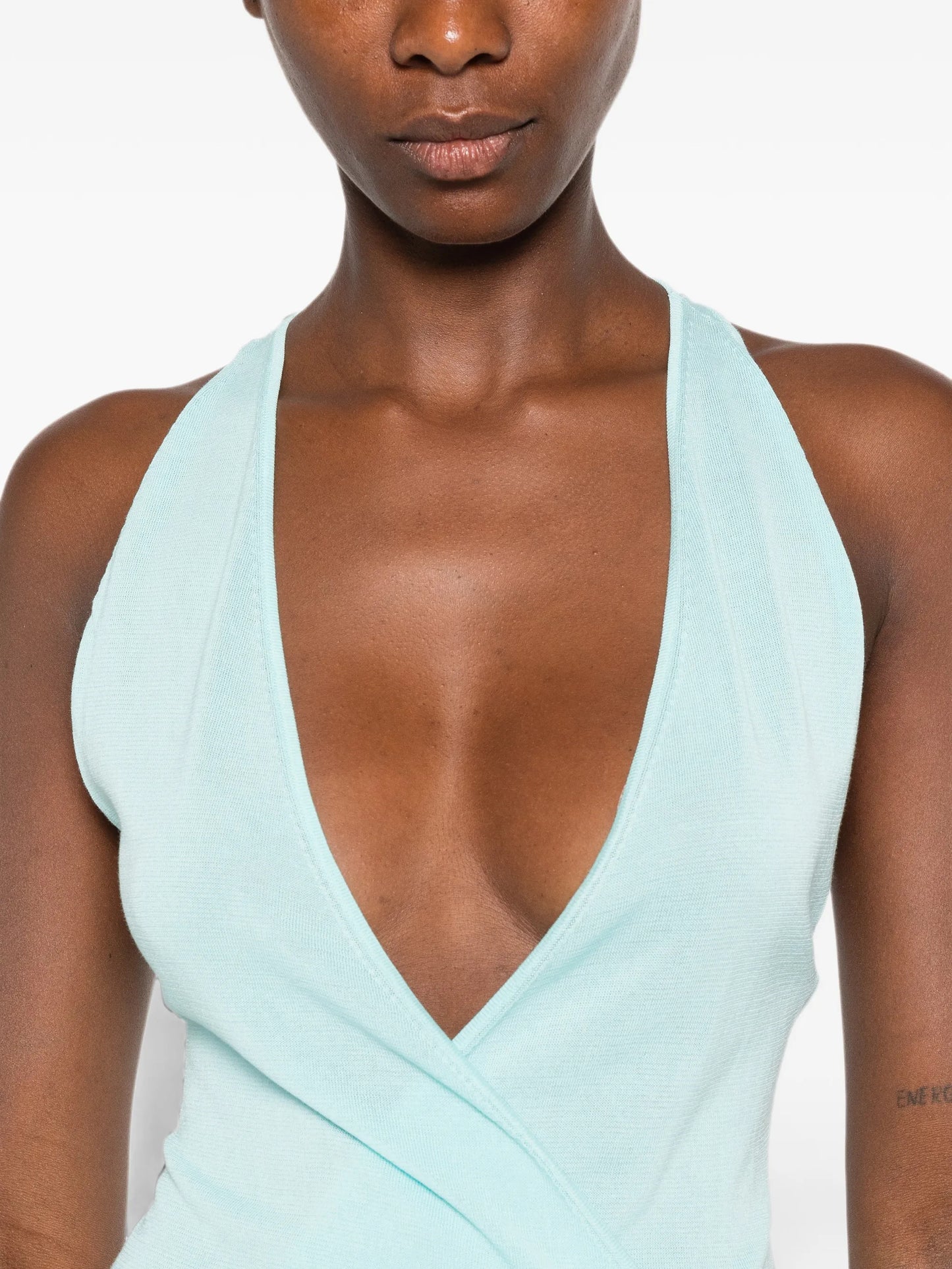 Lila wrap maxi dress