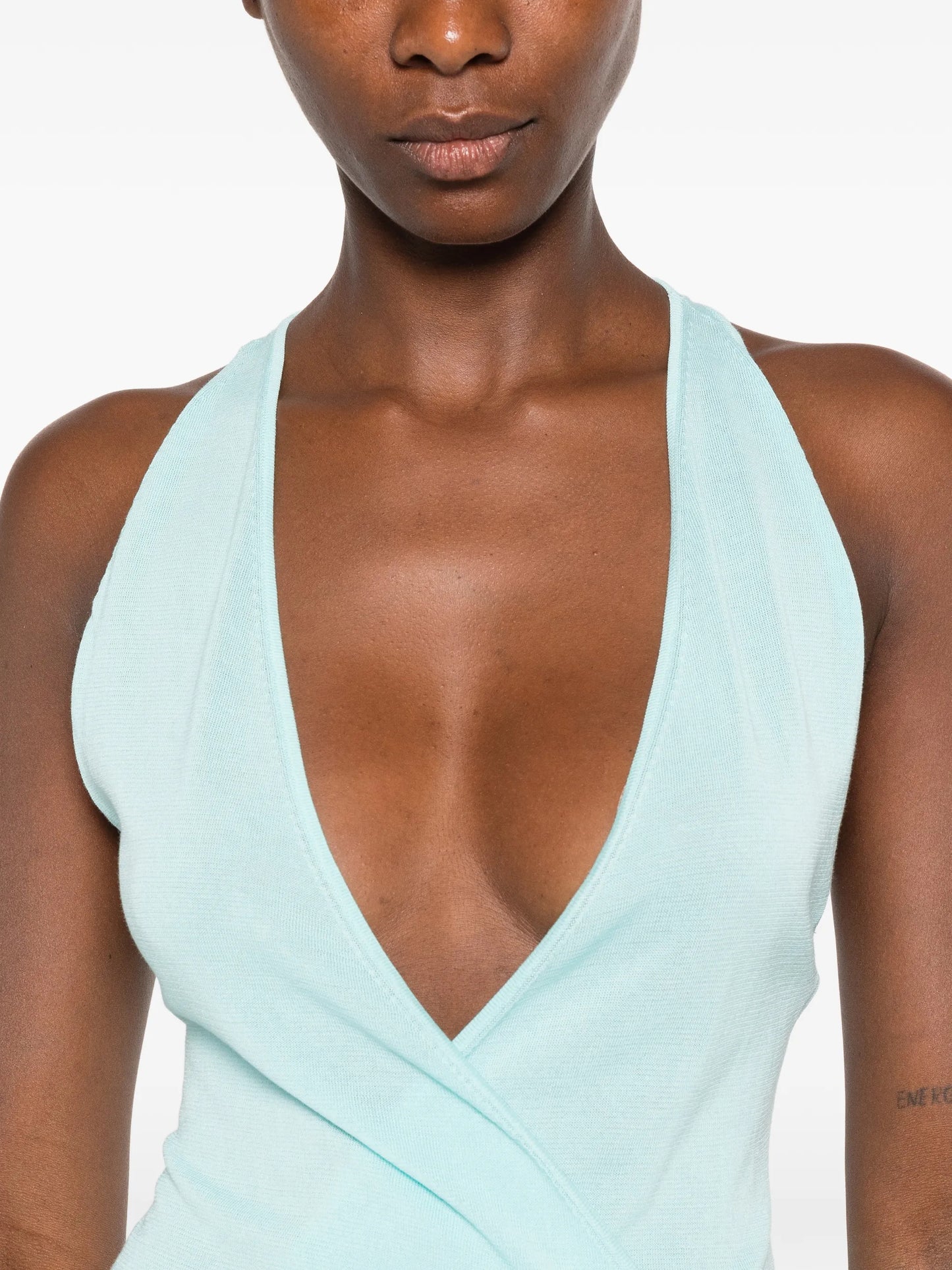 Lila wrap maxi dress