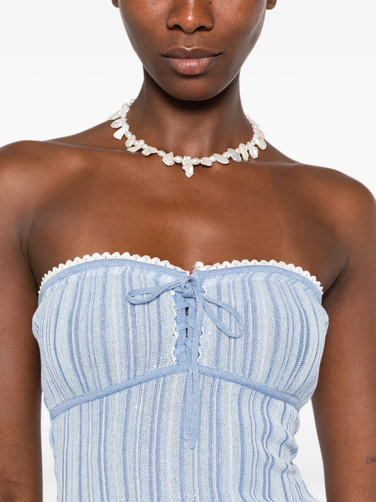 Cleo lace-up top