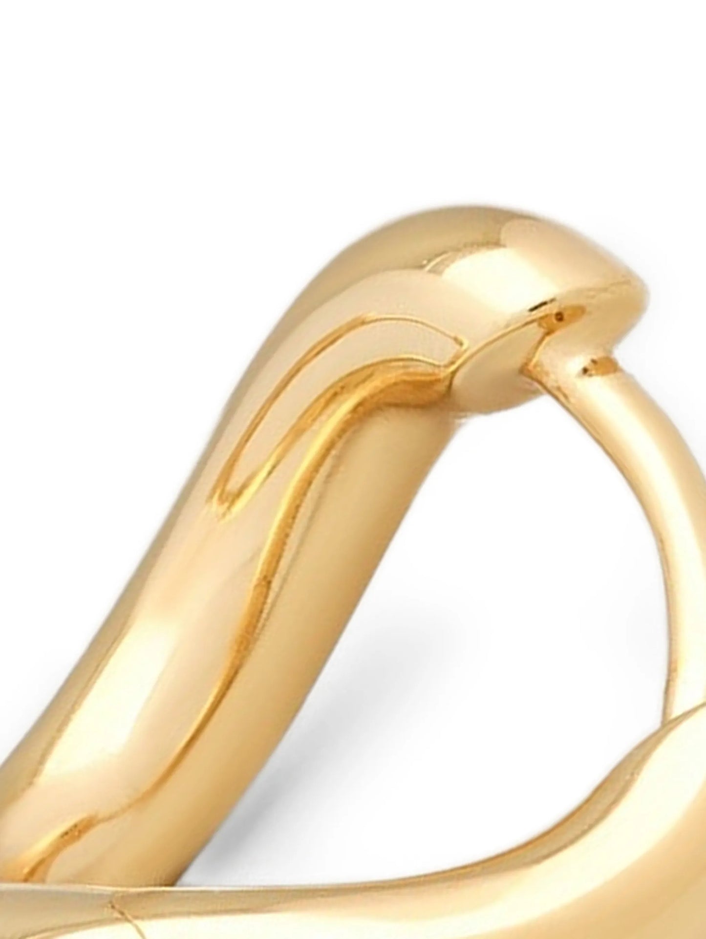 River huggie hoop earrings