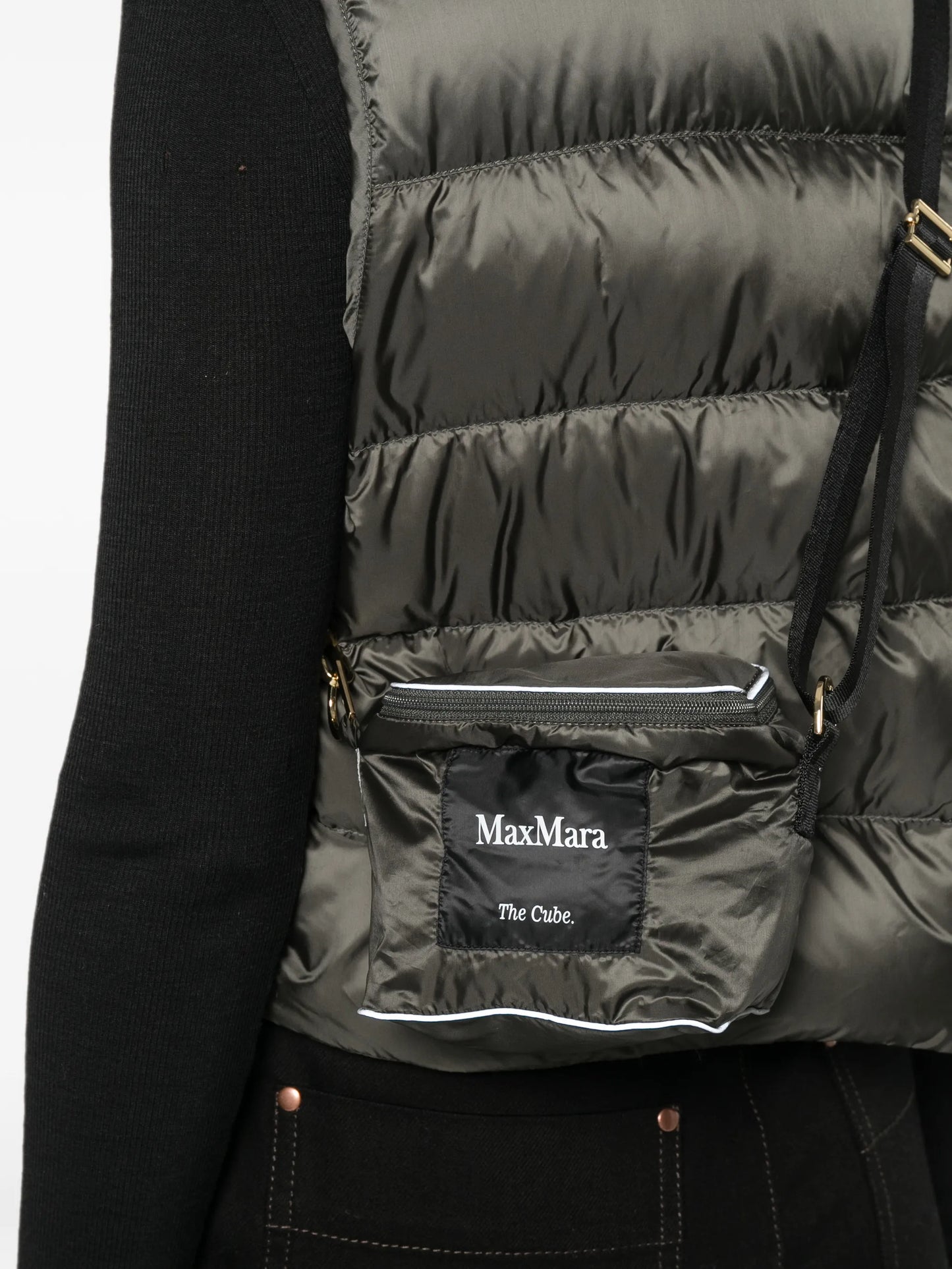 quilted sleeveless gilet