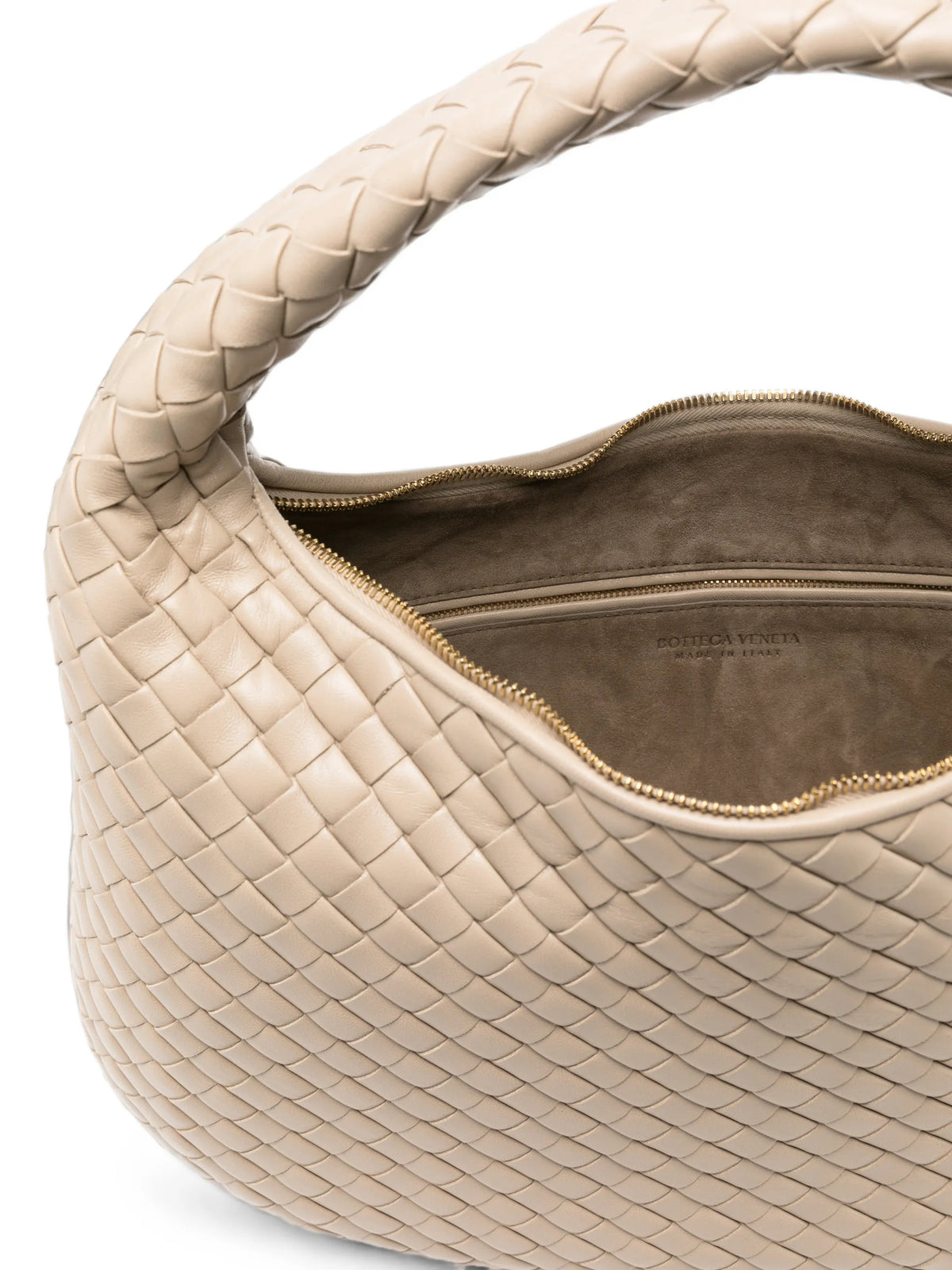 Veneta woven padded shoulder bag