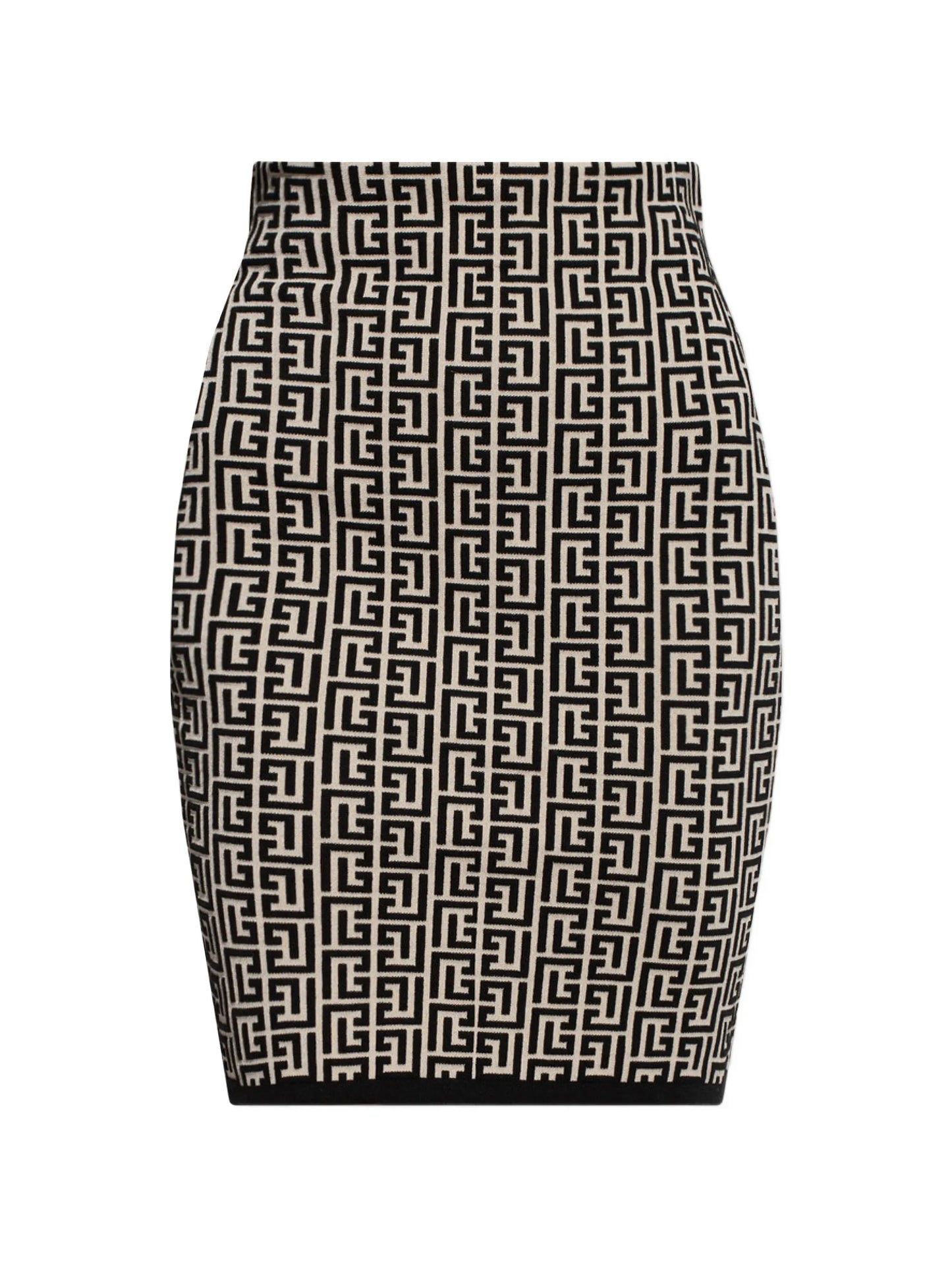 monogram-patterned Labirinto pencil skirt