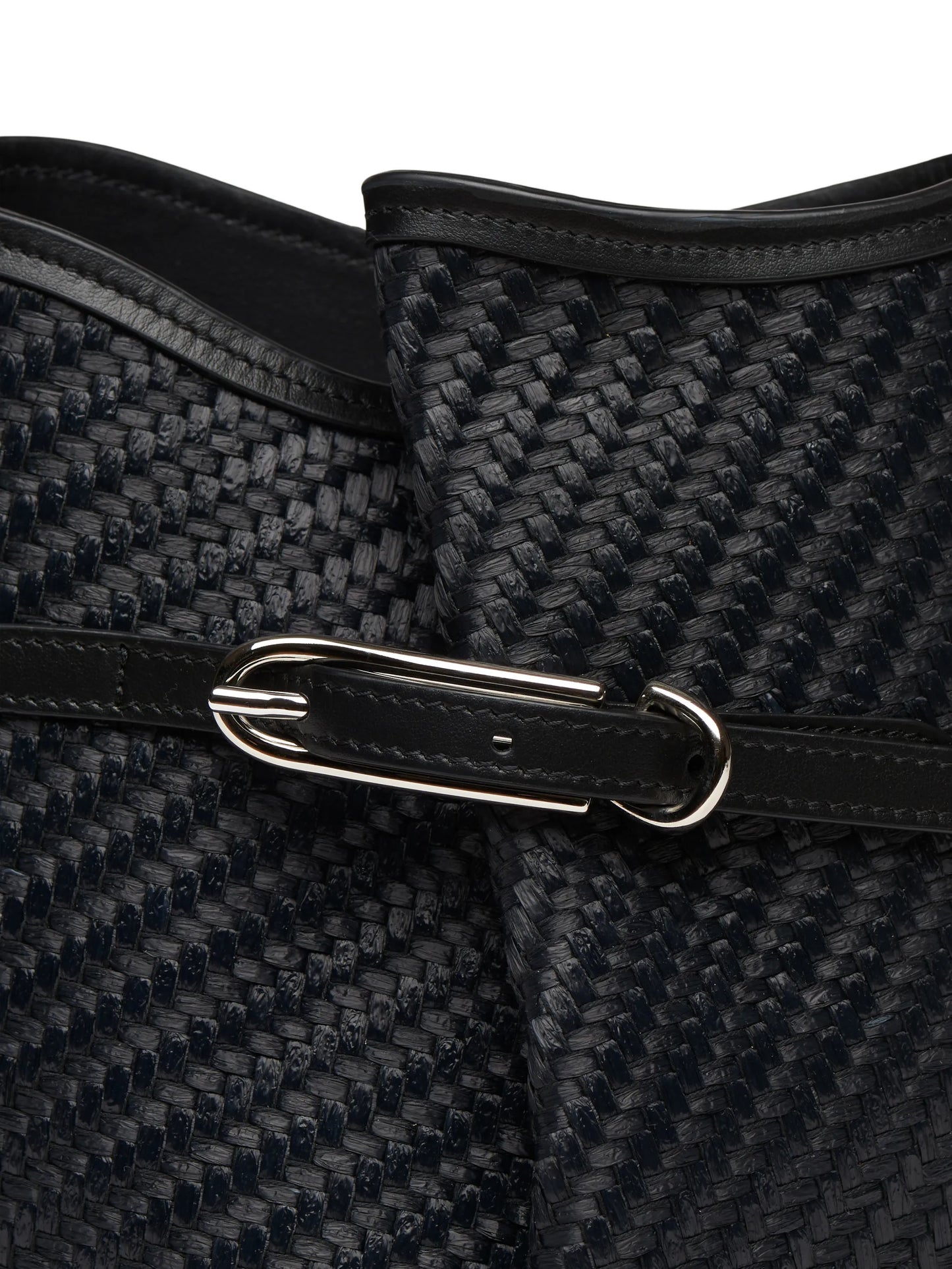 woven bucket bag