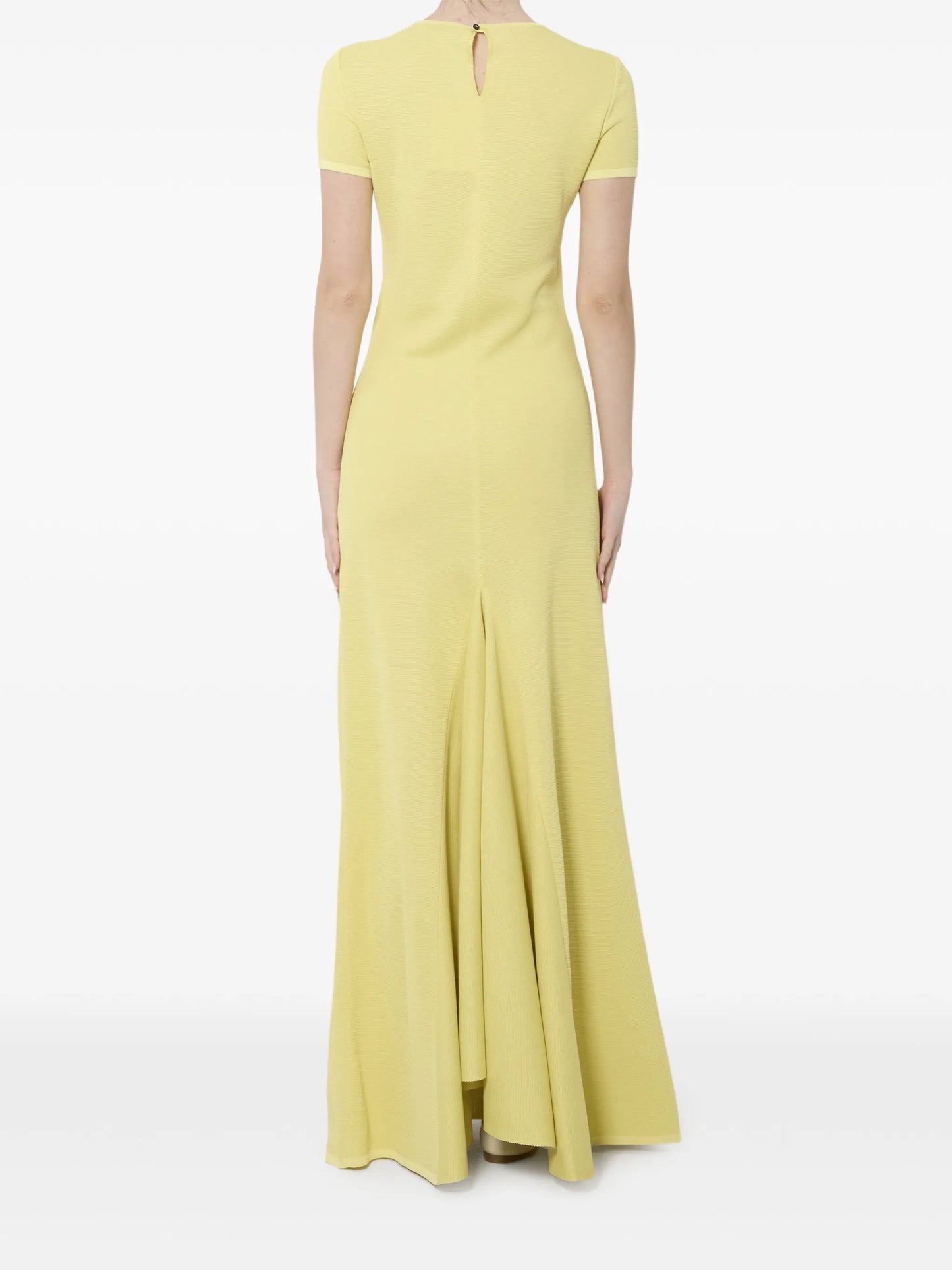 short-sleeved maxi dress