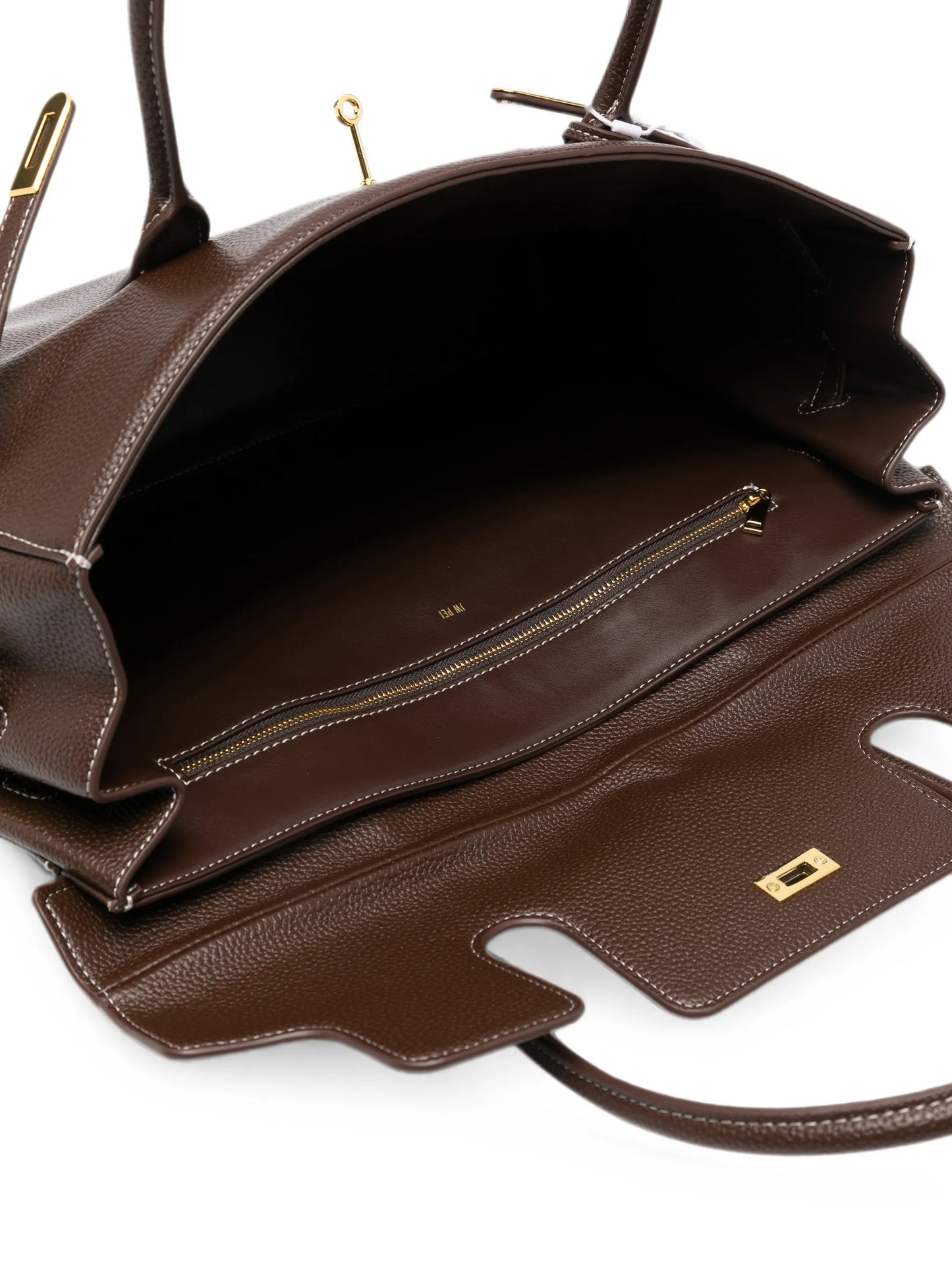 large Yara twist-lock-fastening shoulder bag