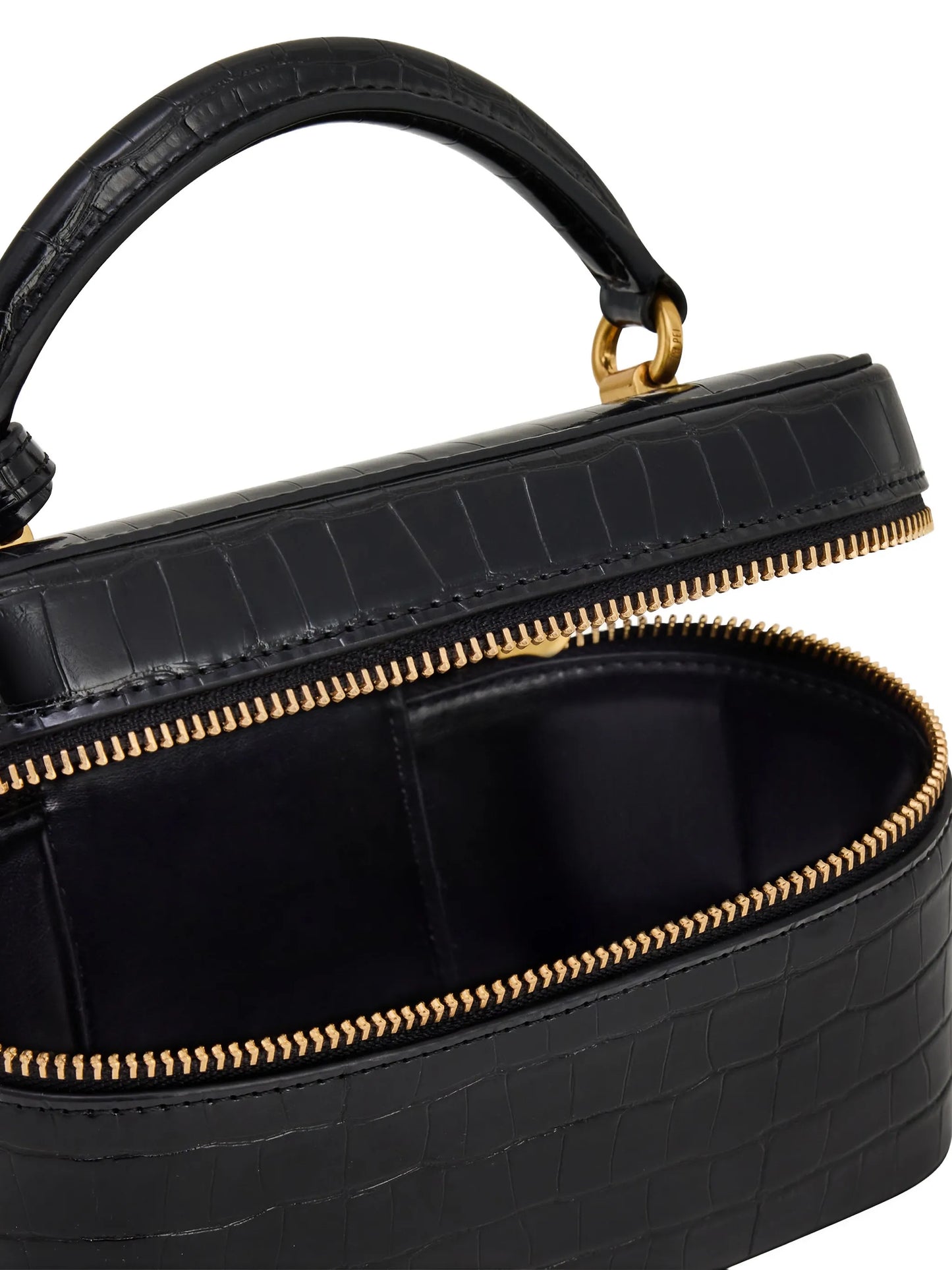 Cleo crocodile-effect tote bag